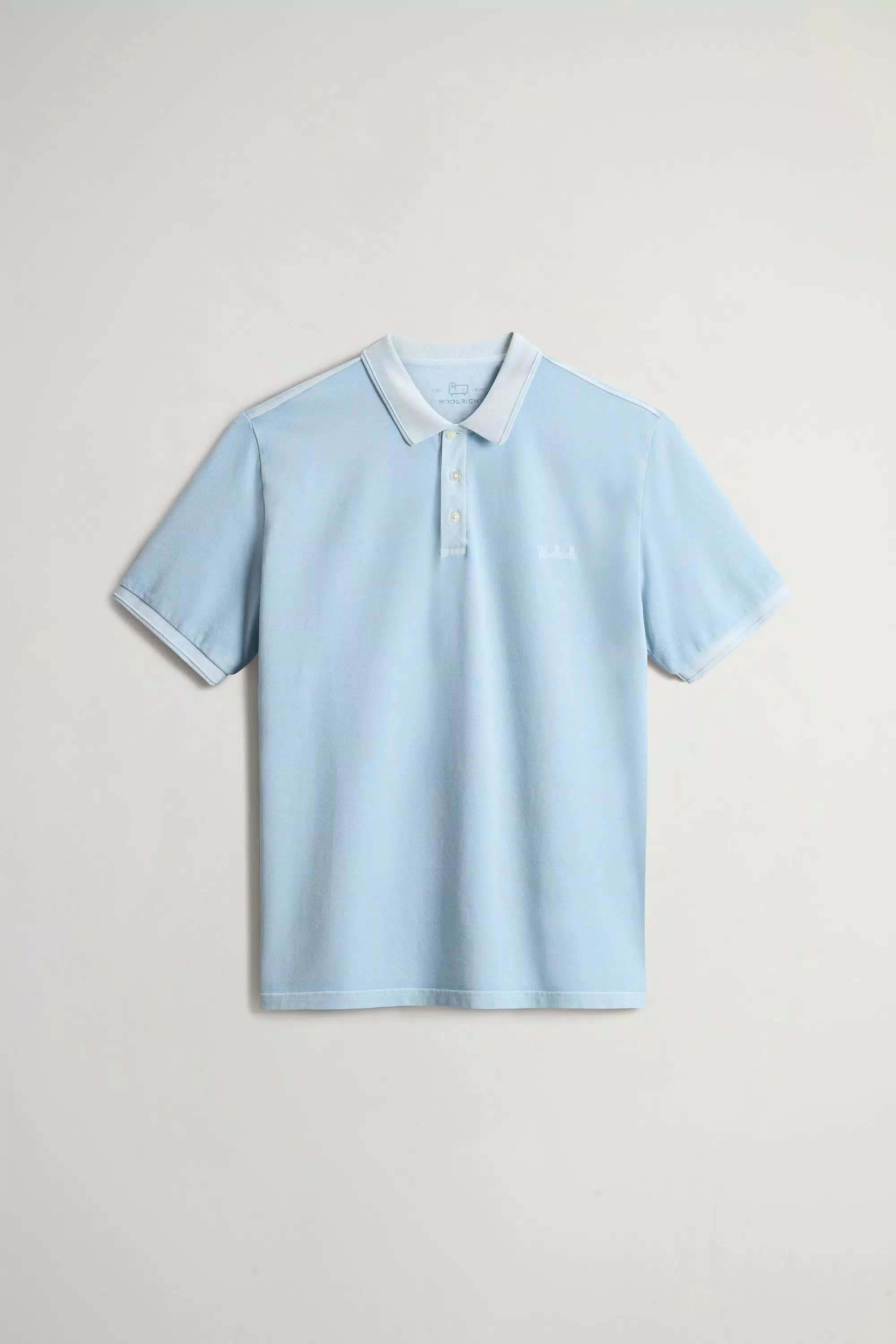 Camisola Polo Mackinack Colorida em Malha de Algodão Elástico - Flask Desbotado