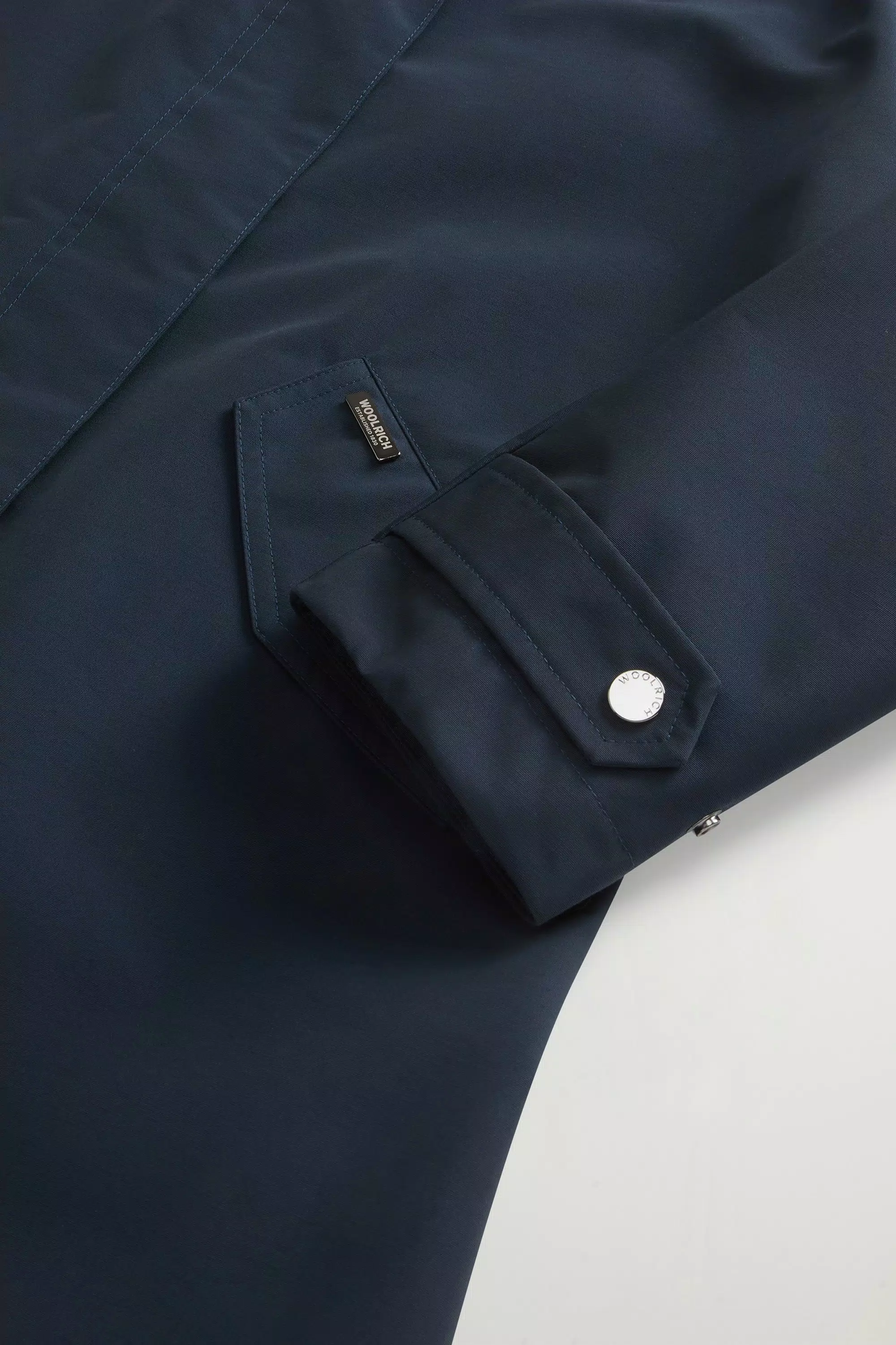 Parka Prescott em Tecido Ramar de Duas Camadas - Azul Melton