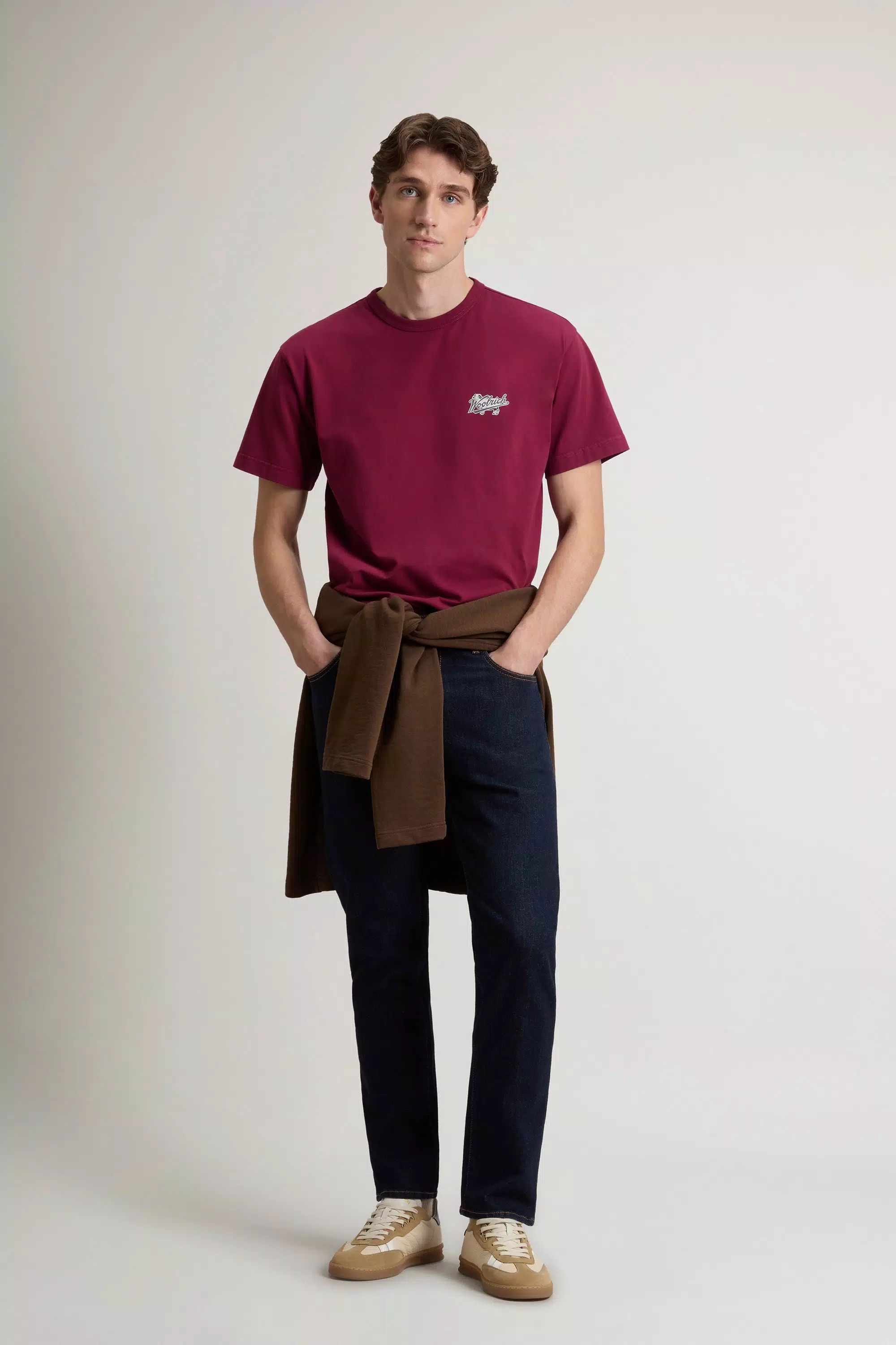 Camiseta de Algodão Puro com Logotipo - Rhododendron