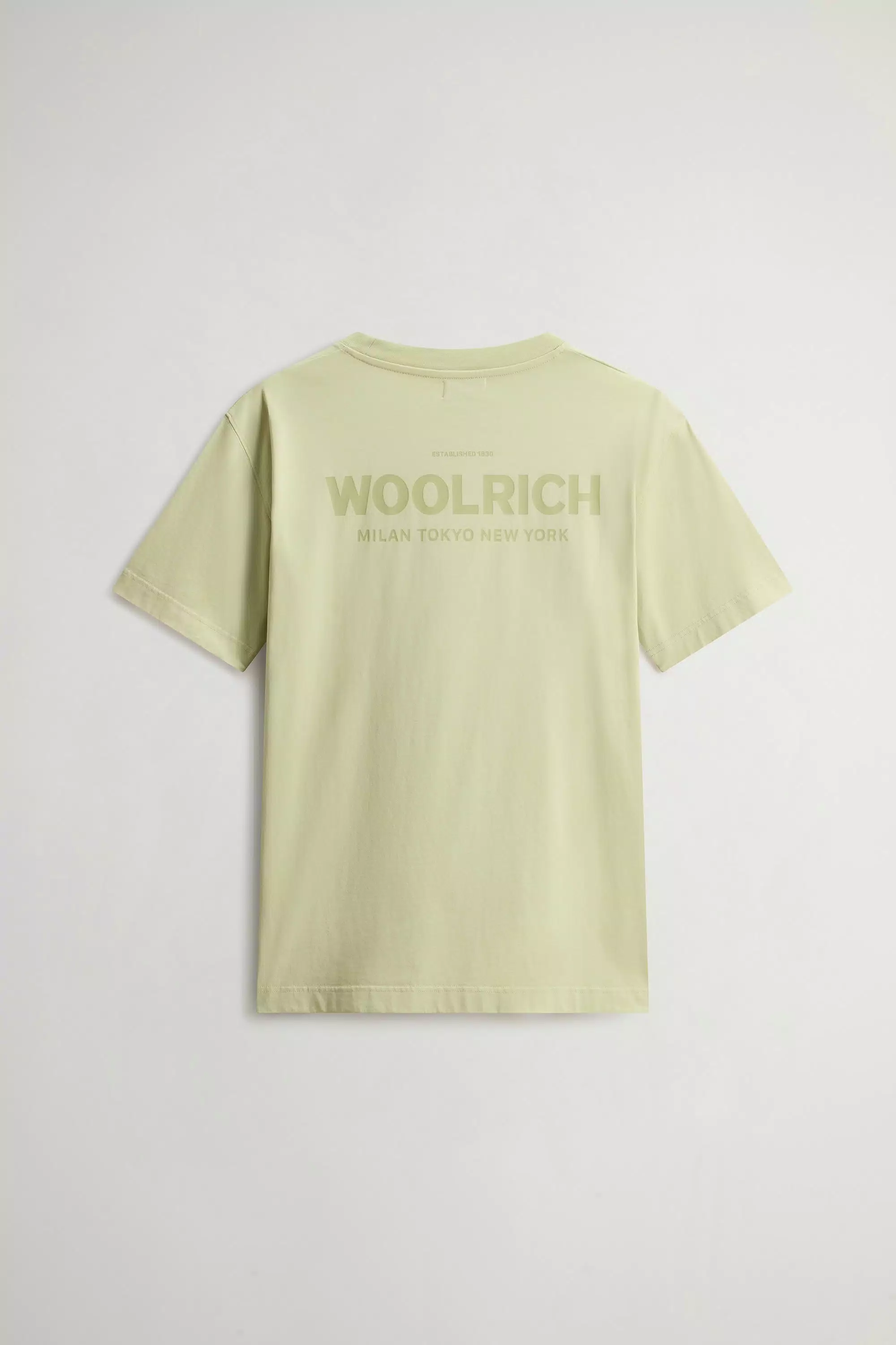 Camiseta de Algodão Puro com Logotipo - Lint