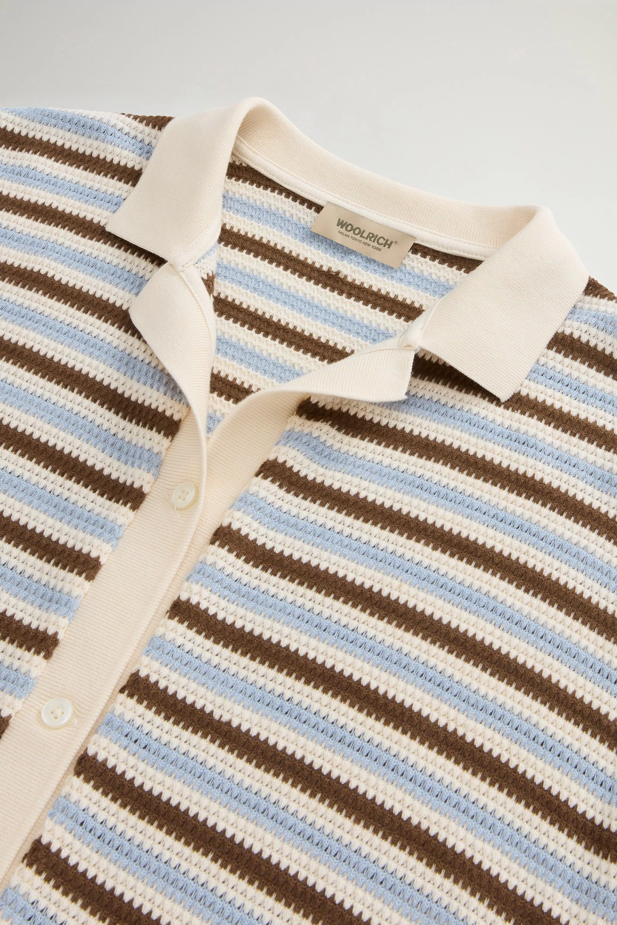 Camisa em Algodão com Listras - Listras Acorn