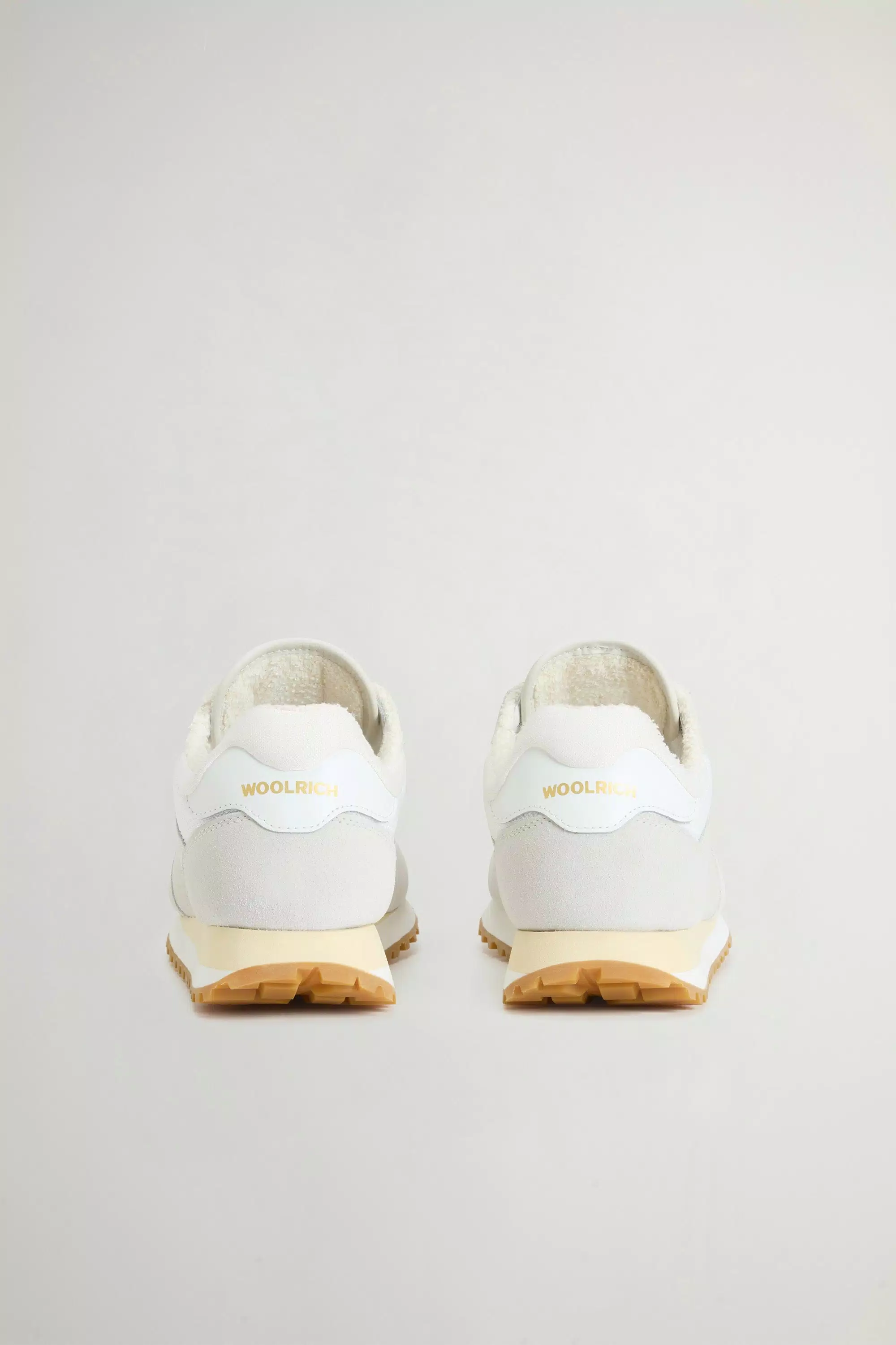 Sapatilhas Gravel em Nylon e Camurça - Branco Branco