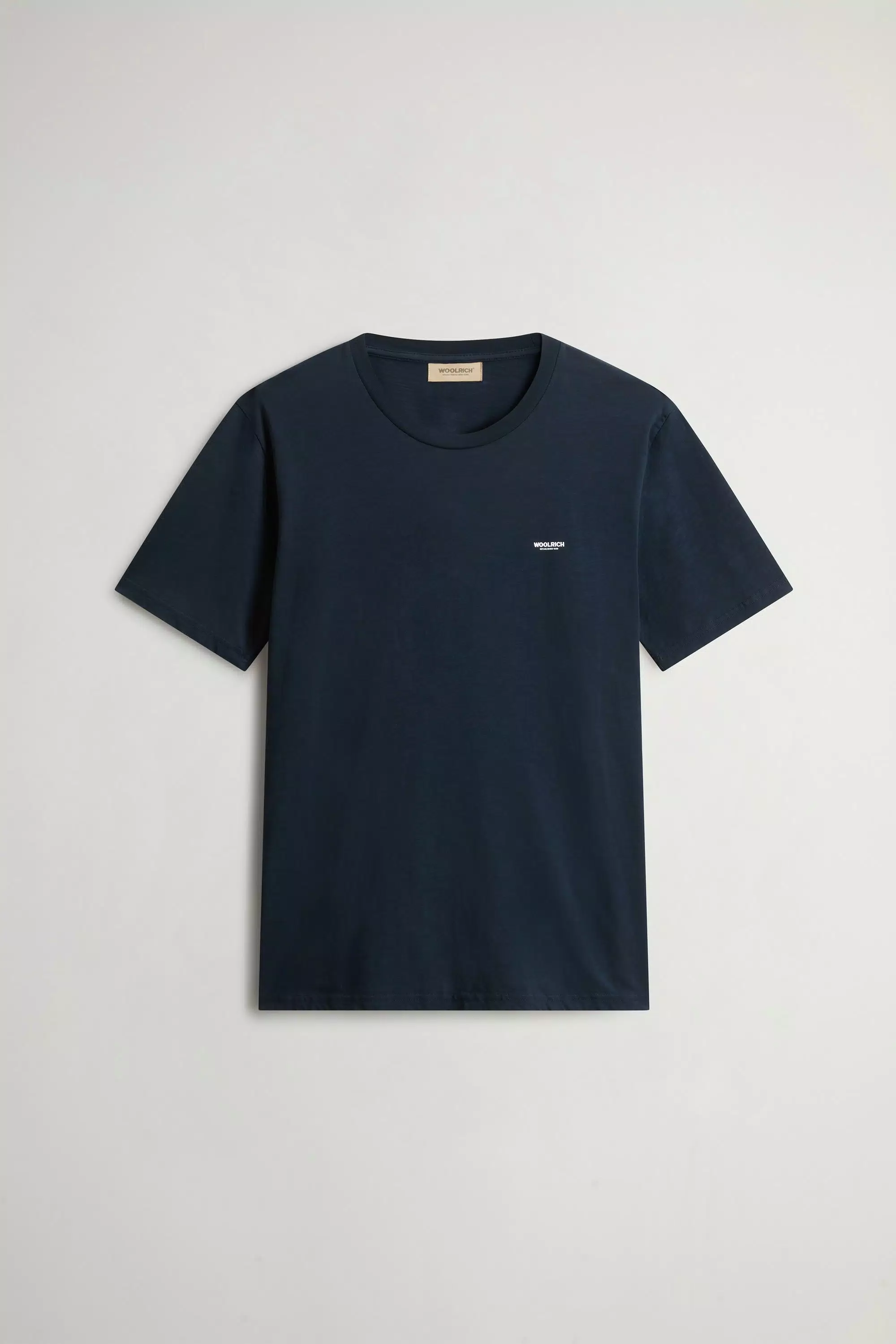 Camiseta Slub em Algodão Puro - Azul Melton