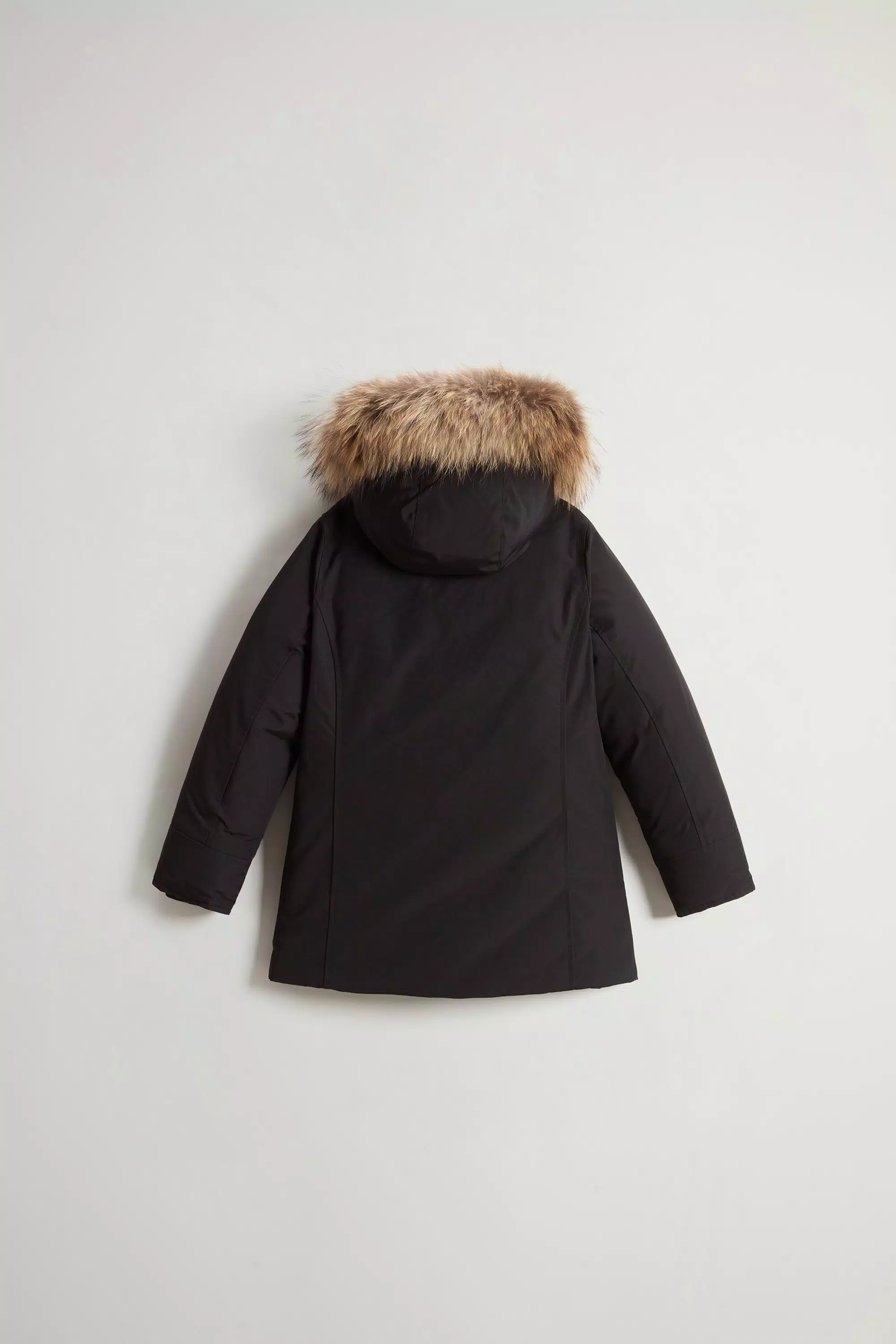 Mantos Feminino Arctic com Borda de Pelo Removível - Preto