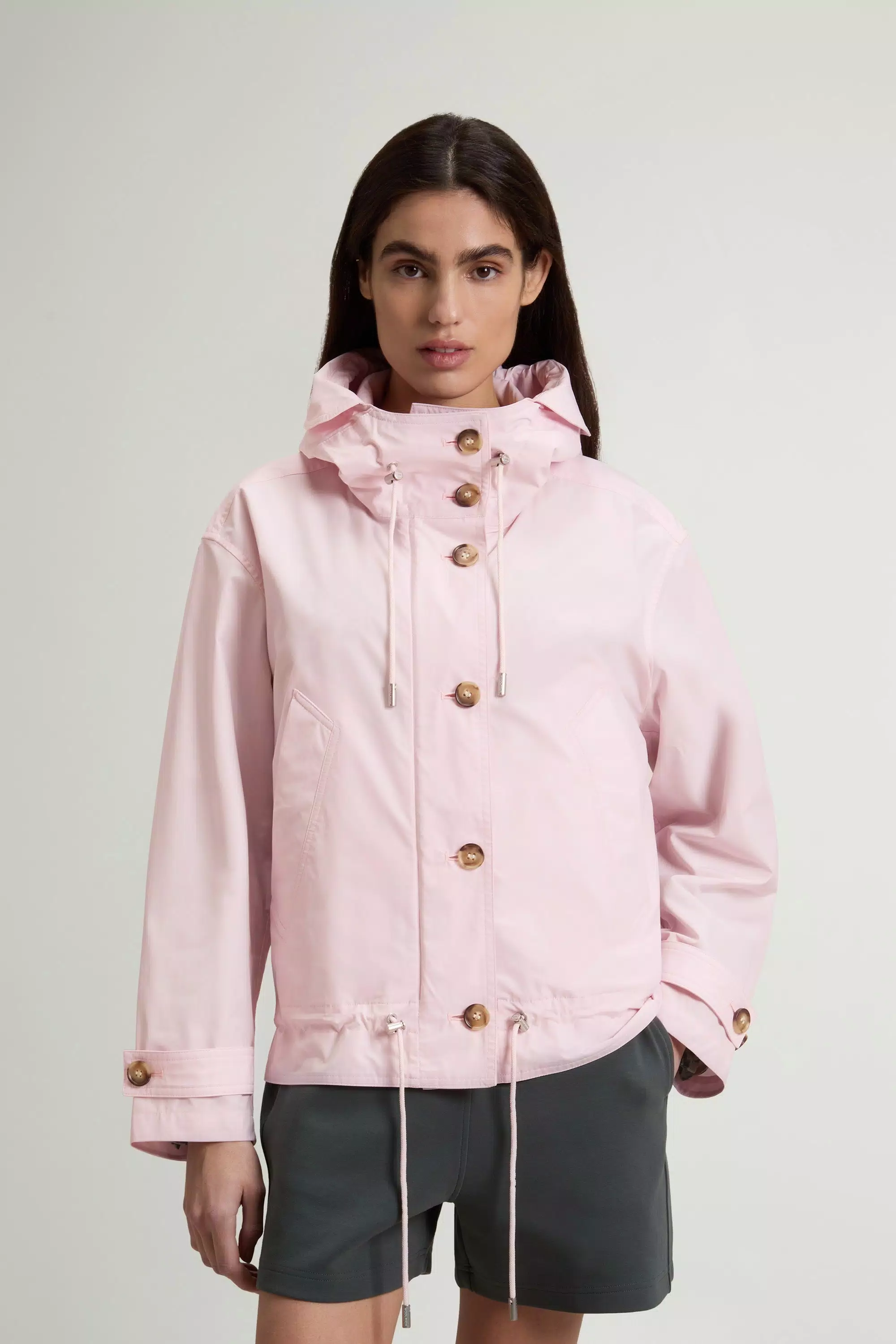 Parka Curta Urban Touch - Lilás Claro