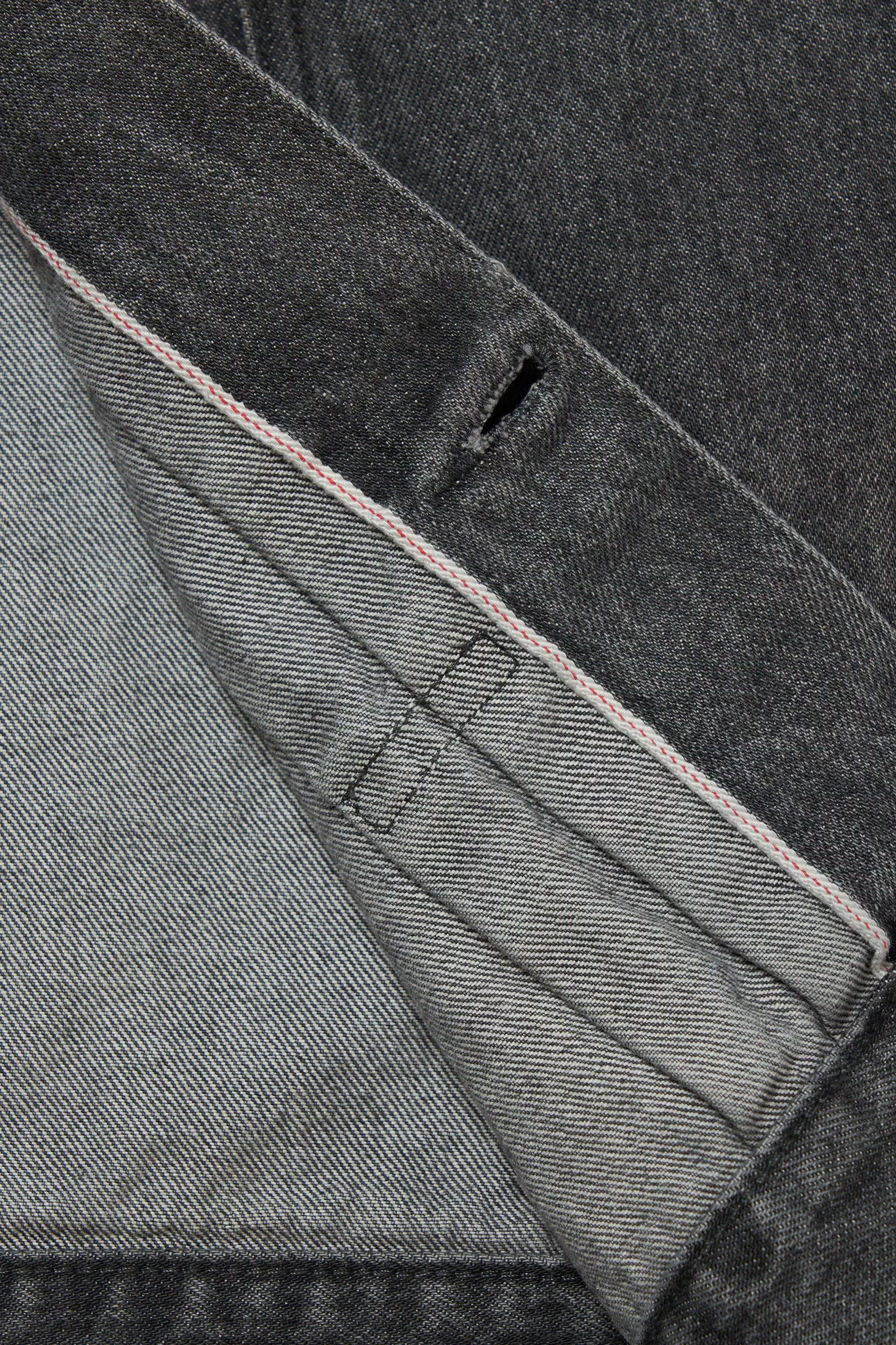 Jaqueta em Denim de Algodão Puro - Cinza
