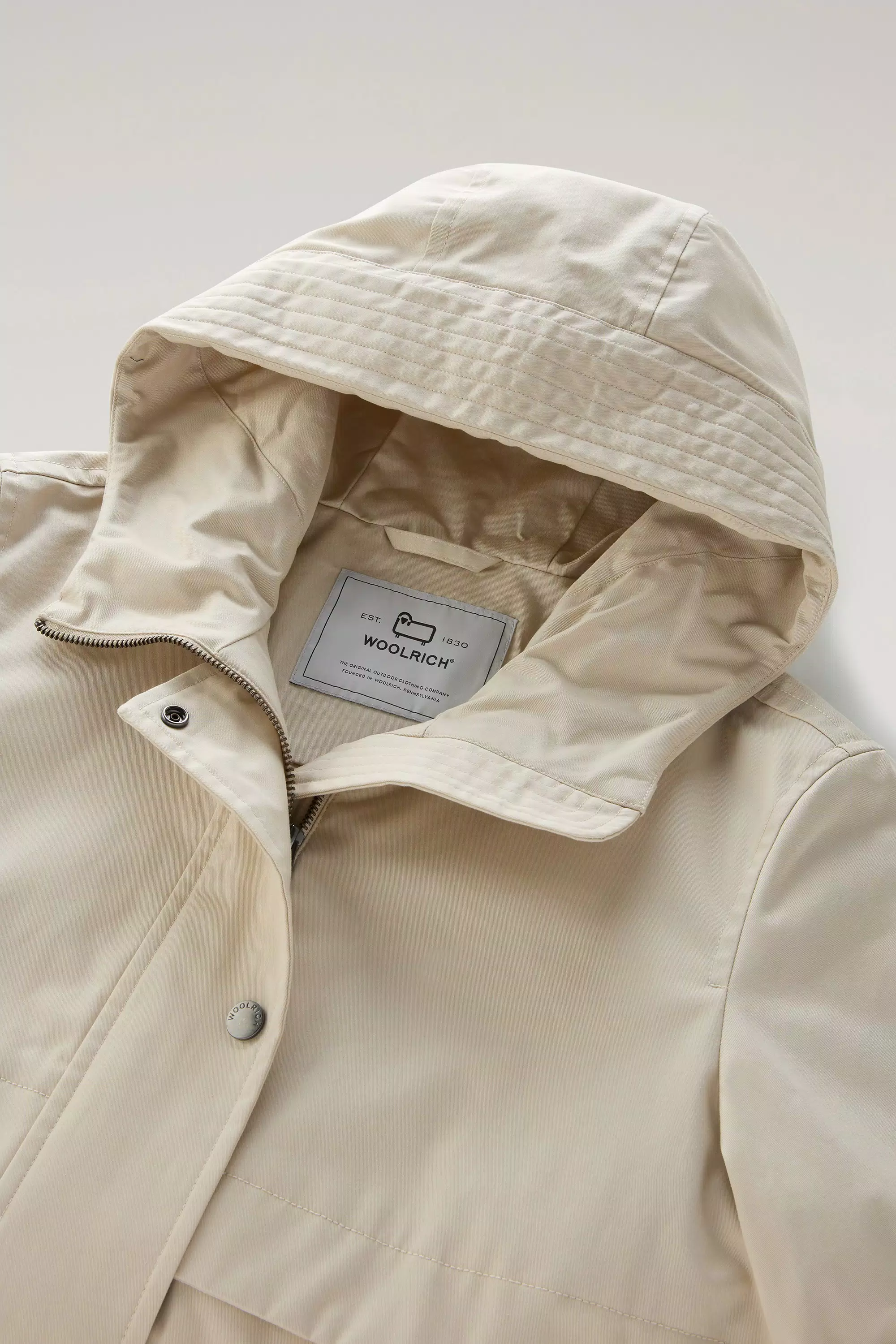 Parka Leve Havice em Algodão Premium - Oak Claro