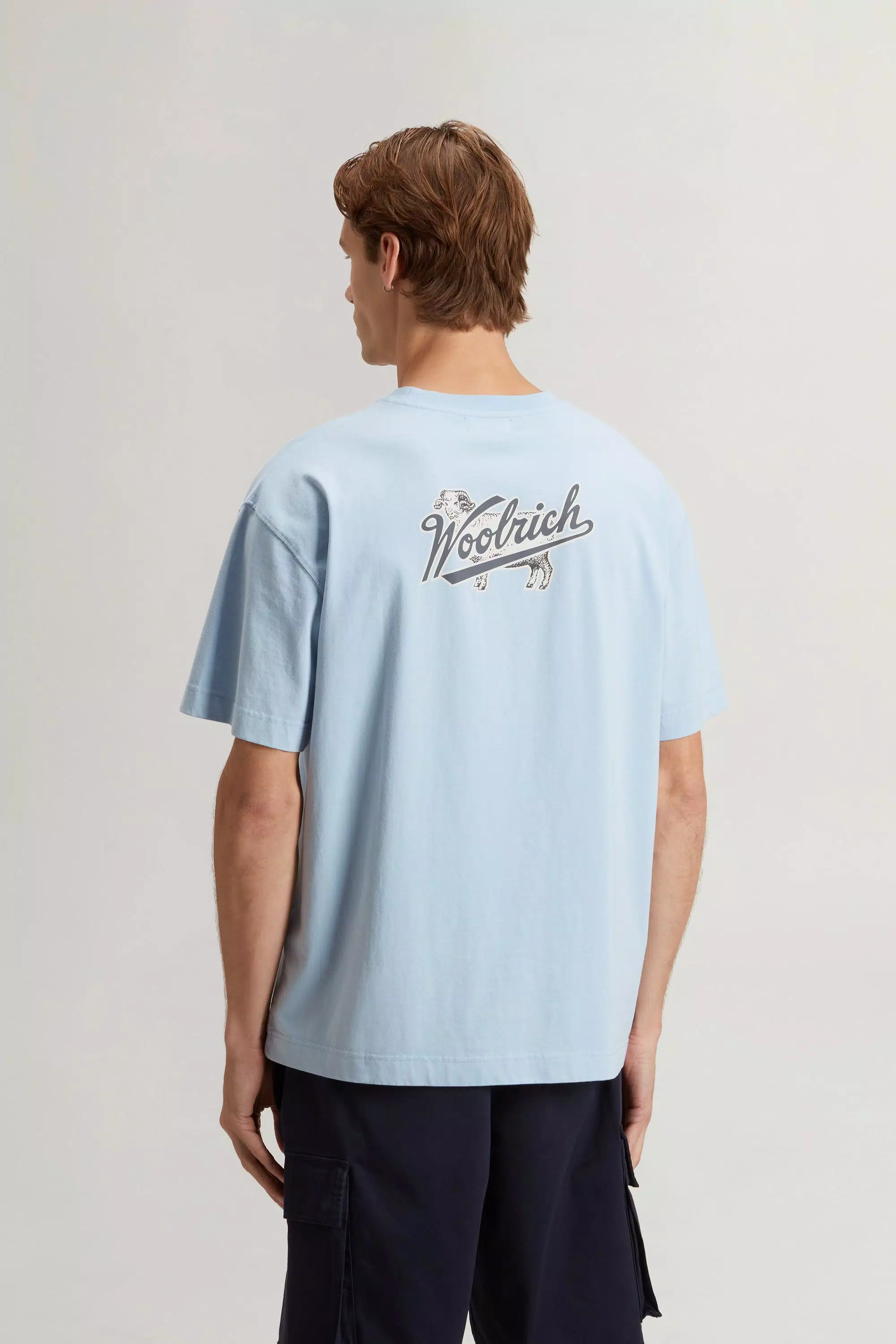Camiseta de Algodão Puro com Logotipo - Flask
