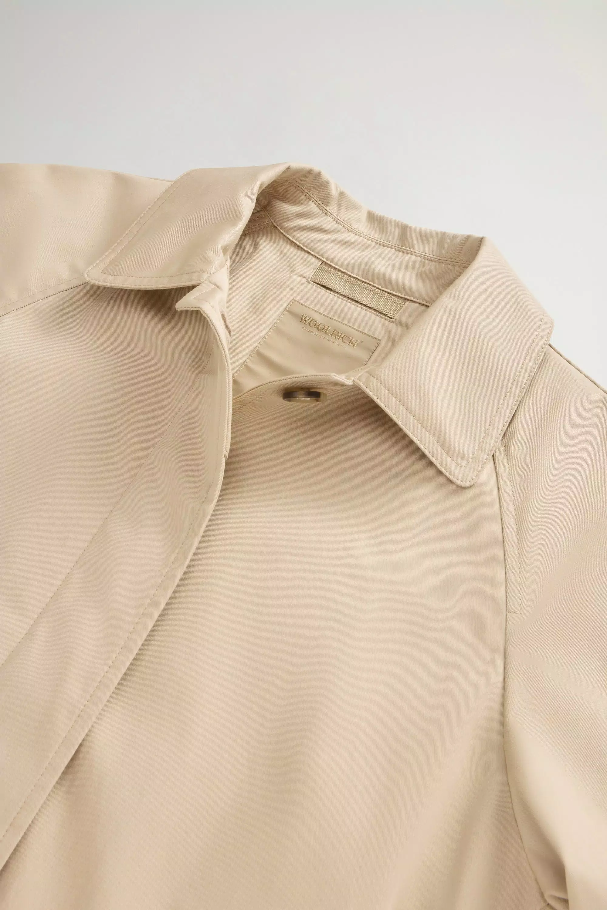 Trench Coat em Algodão Puro - Branco Pimenta
