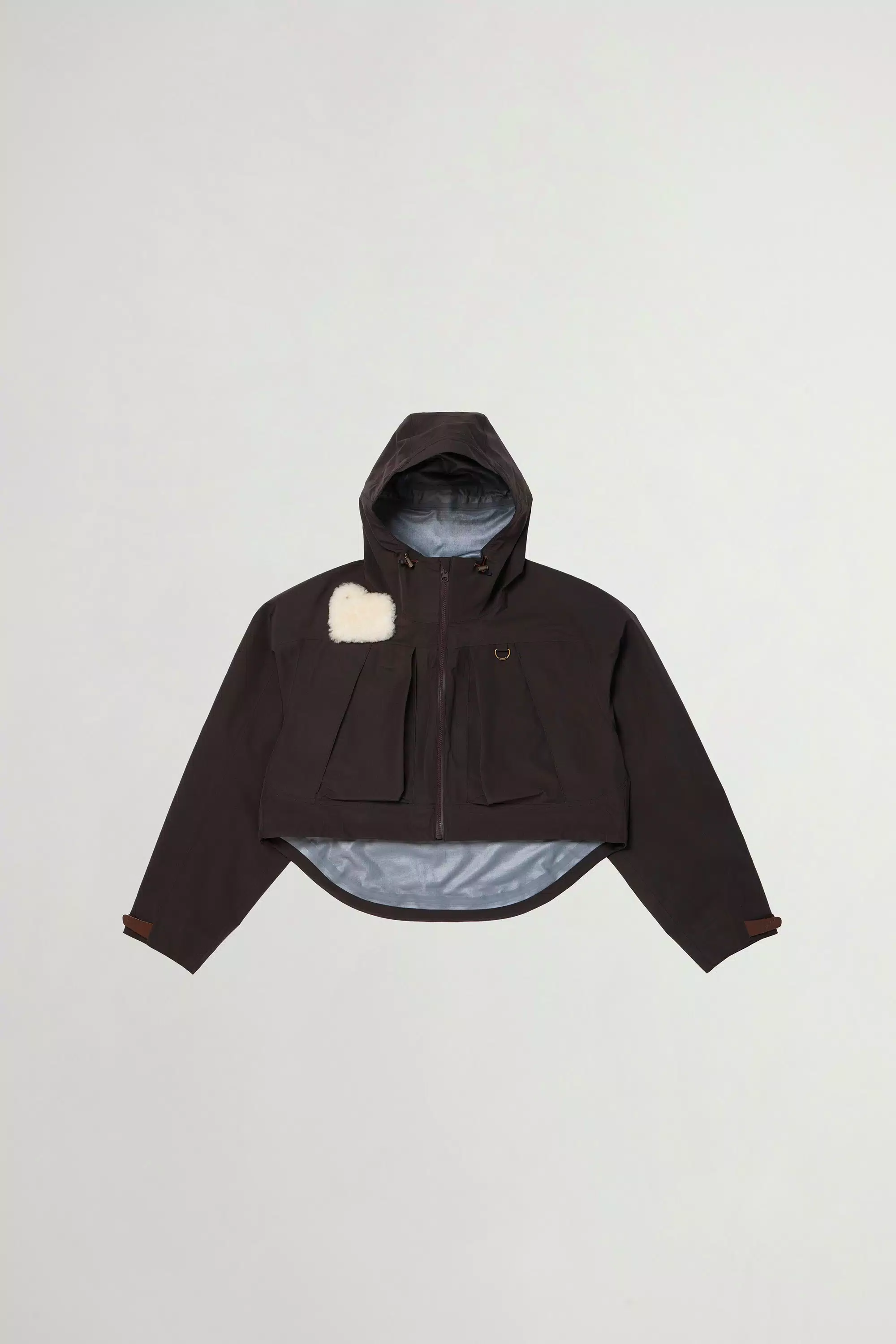 Jaqueta Impermeável em Tecido Trilayer Reciclado GORE-TEX - Cinza-escuro