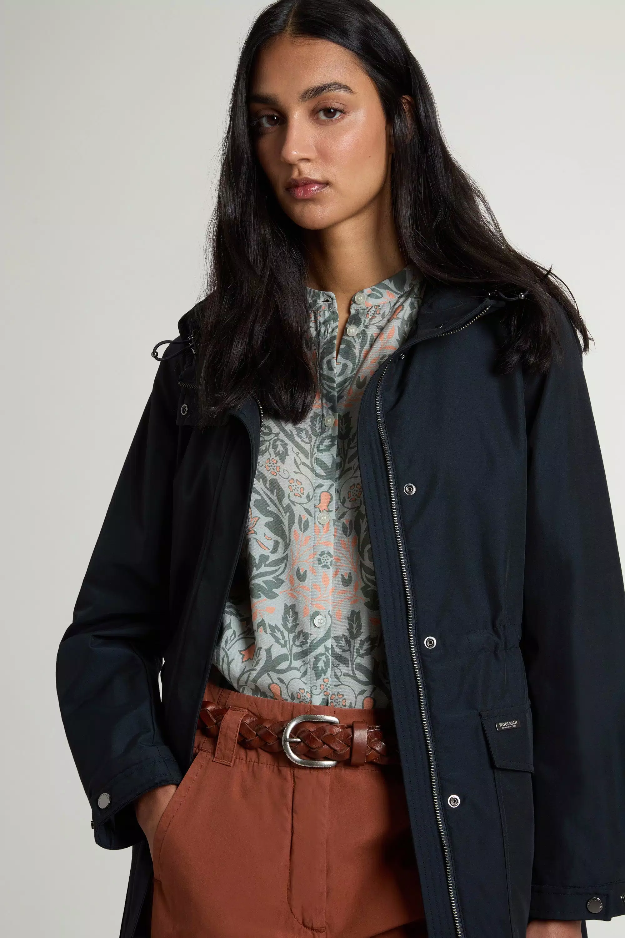 Parka em Light Ramar - Navy Escuro
