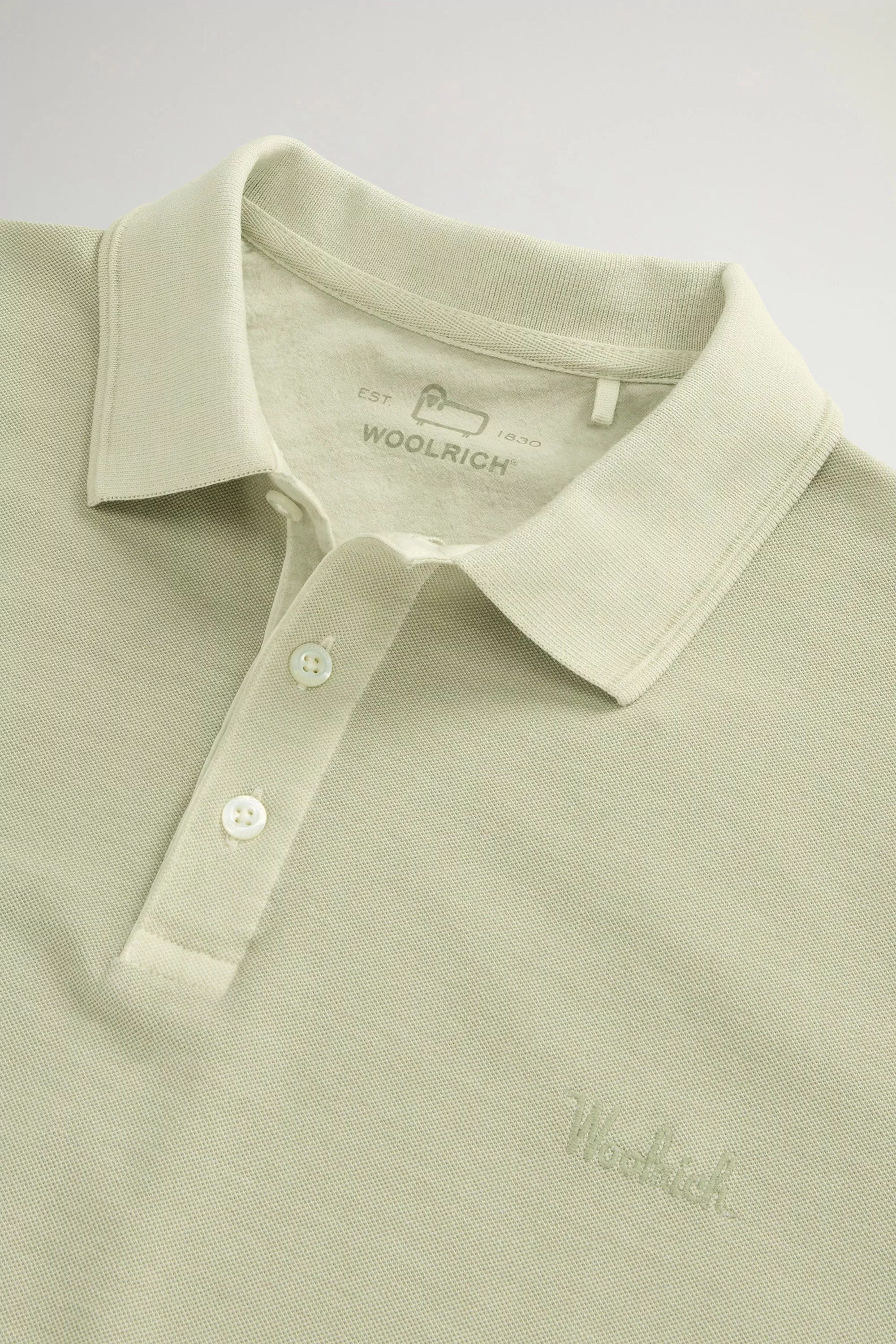 Camisa Polo Mackinack Colorida em Malha de Algodão Elástico - Lint Desbotado