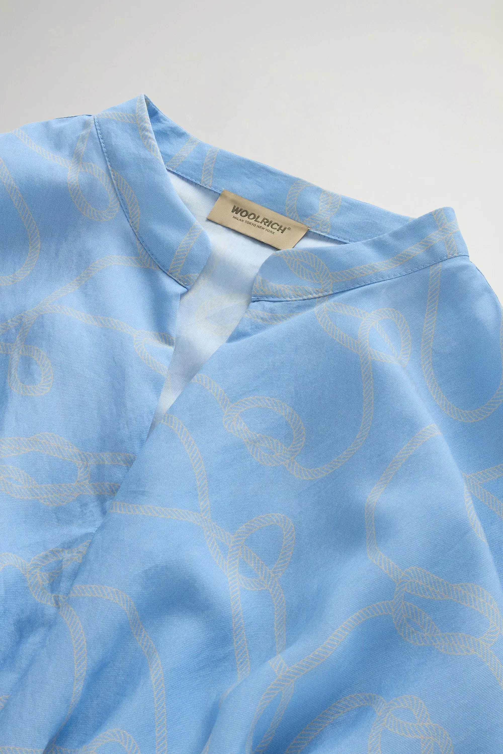 Vestido em Mistura de Lyocell - Rope Blue Whiff