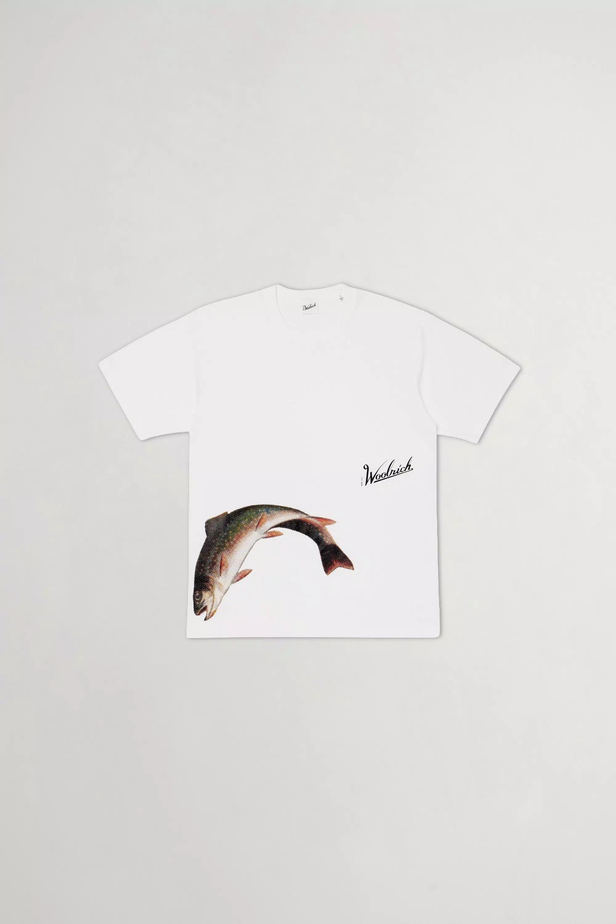 Camiseta de Pesca em Algodão Puro - Branco
