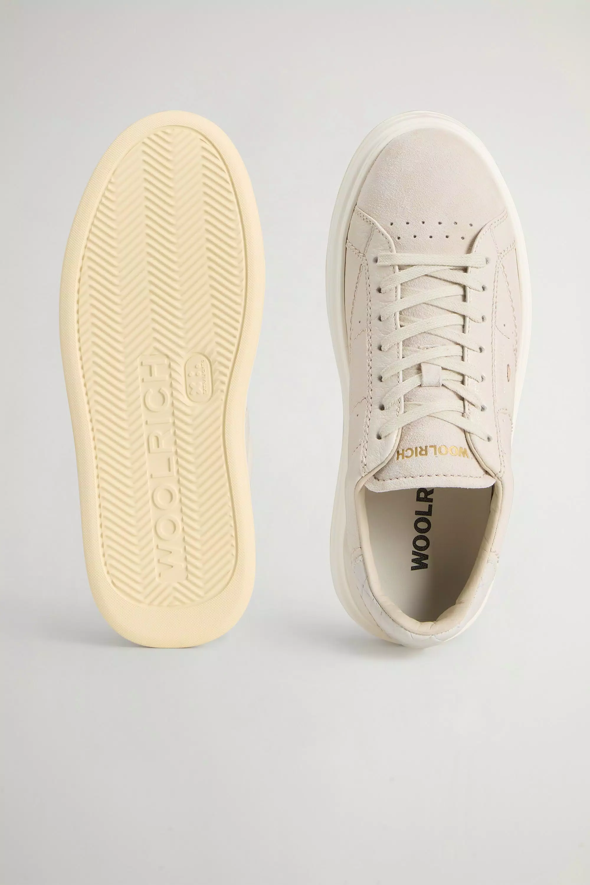 Sapatilhas Arrow em Couro de Novilho - Whipped Cream Whipped Cream