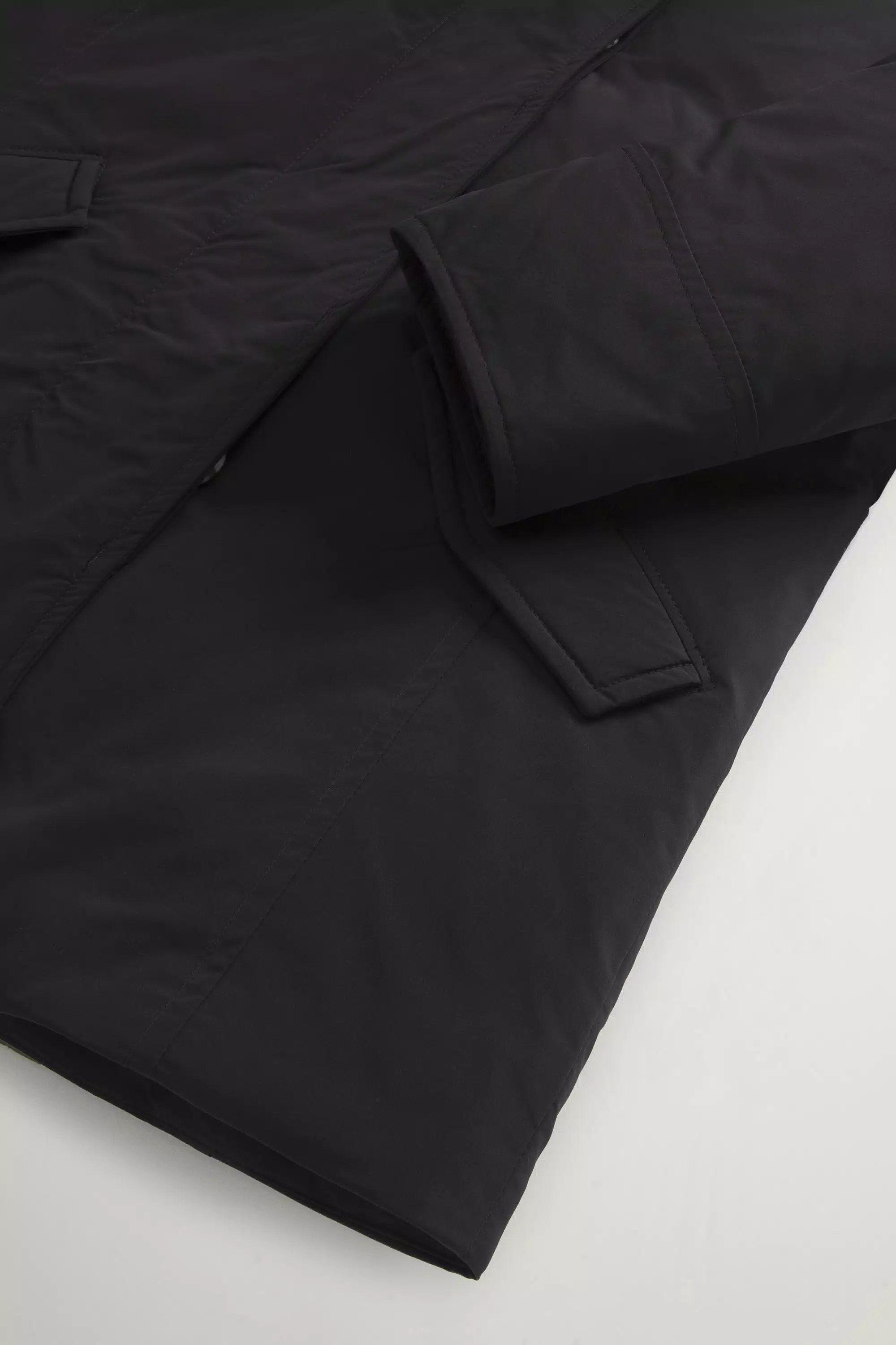 Manta Ártica para Meninas com Toque Urbano - Preto