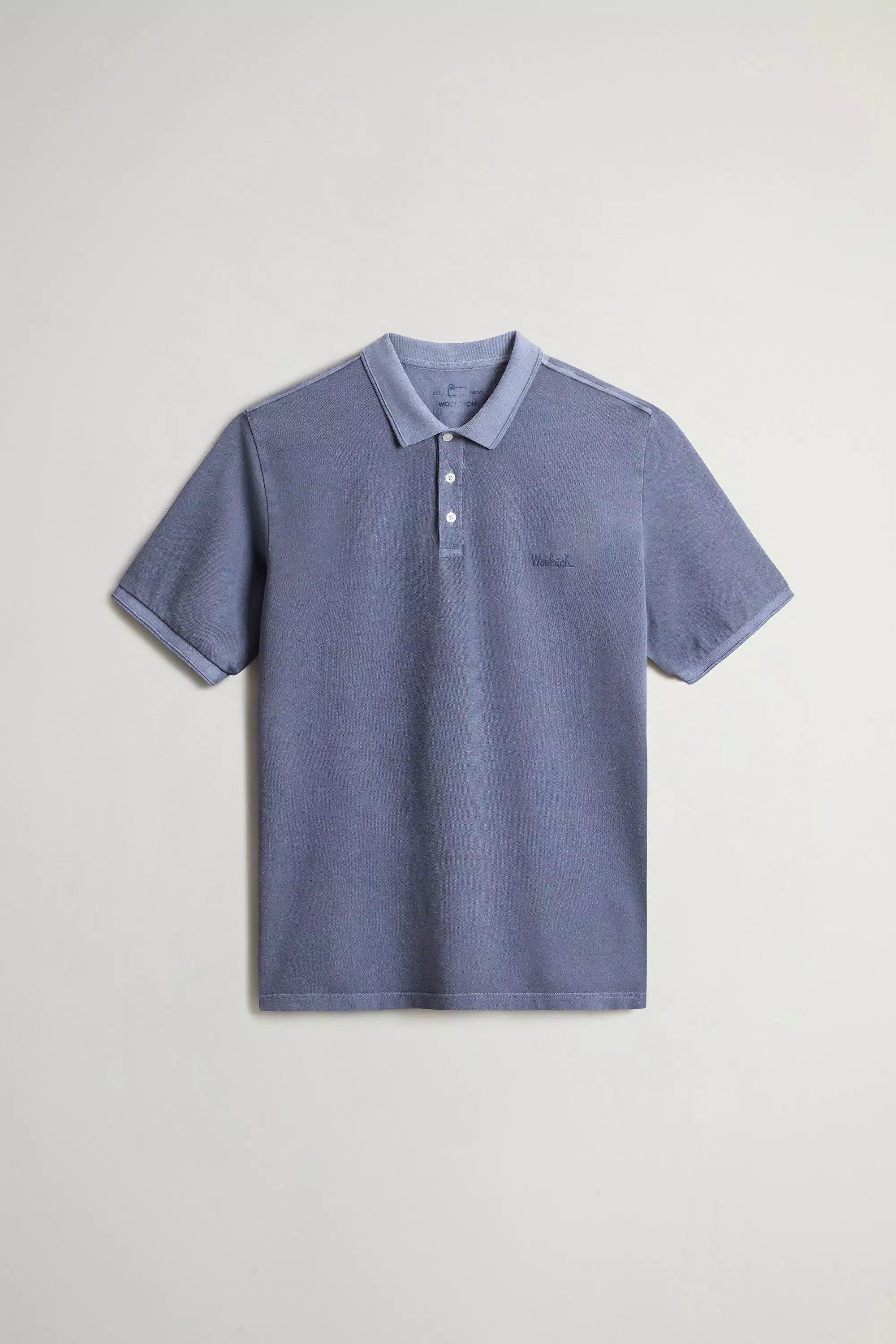 Camisa Polo Mackinack Colorida em Malha de Algodão Elástico - Grisaille Desbotado