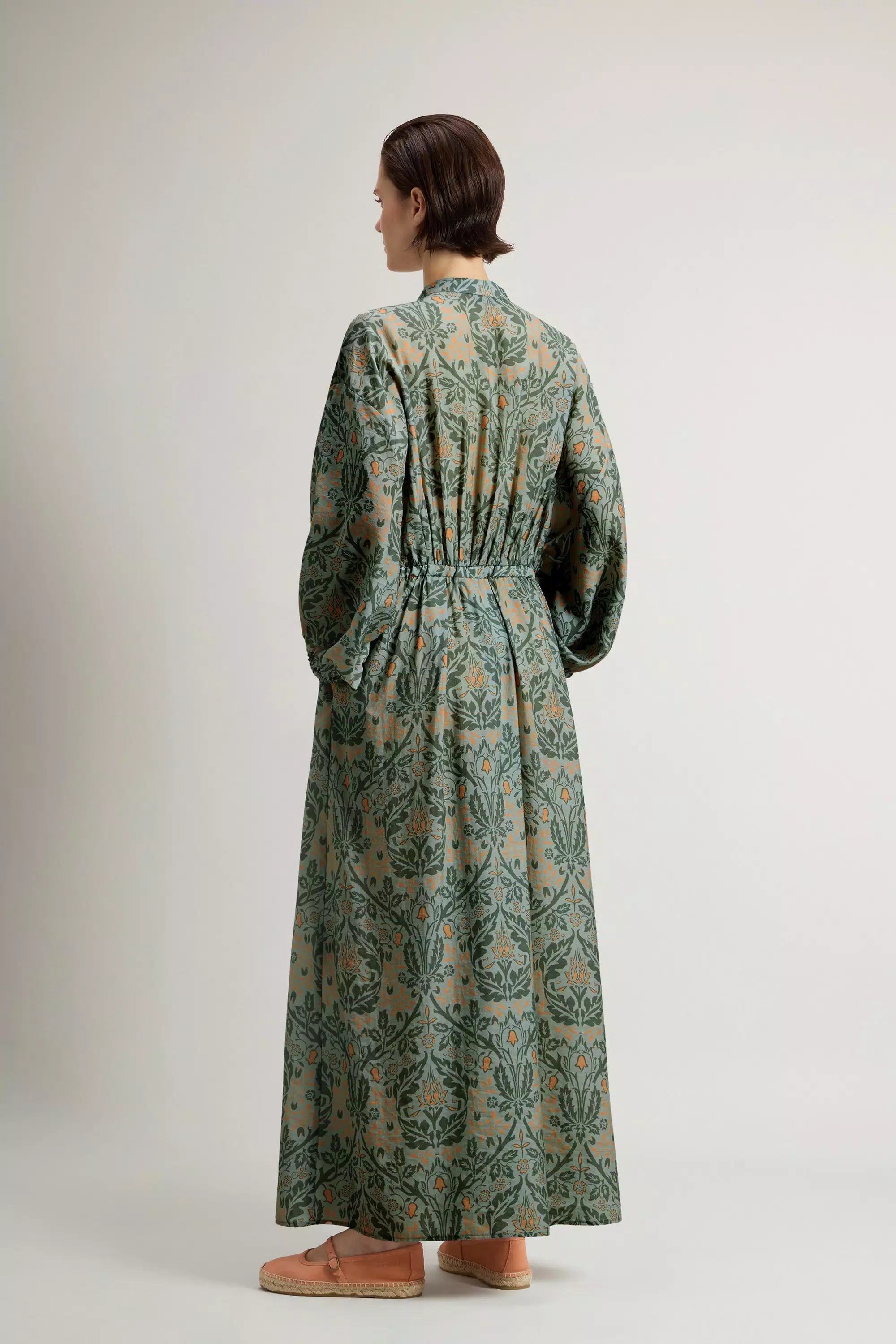 Vestido em Mistura de Lyocell - Linha Floral Alpina