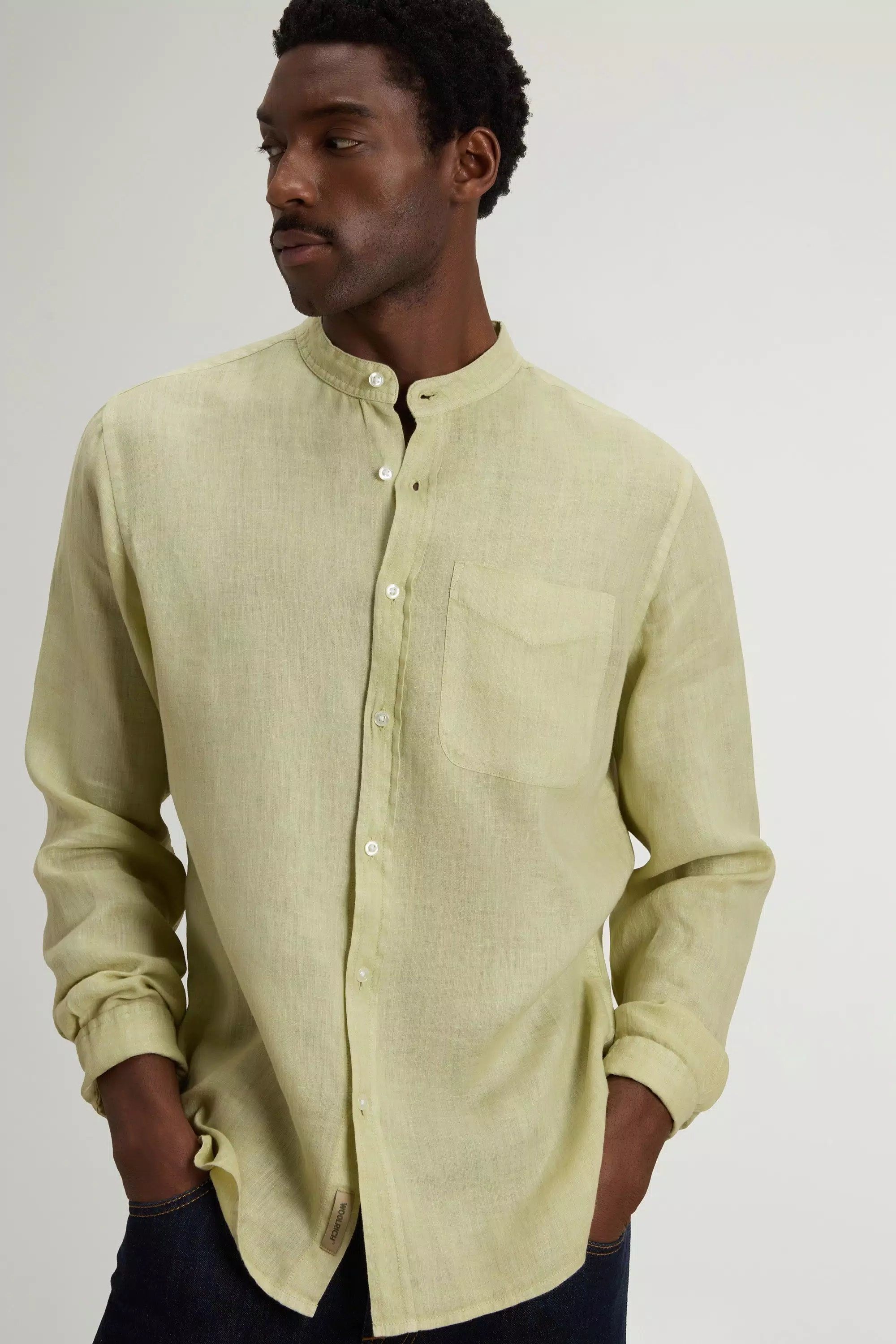 Camisa de Linho 100% Puro com Pintura em Tecido - Lint