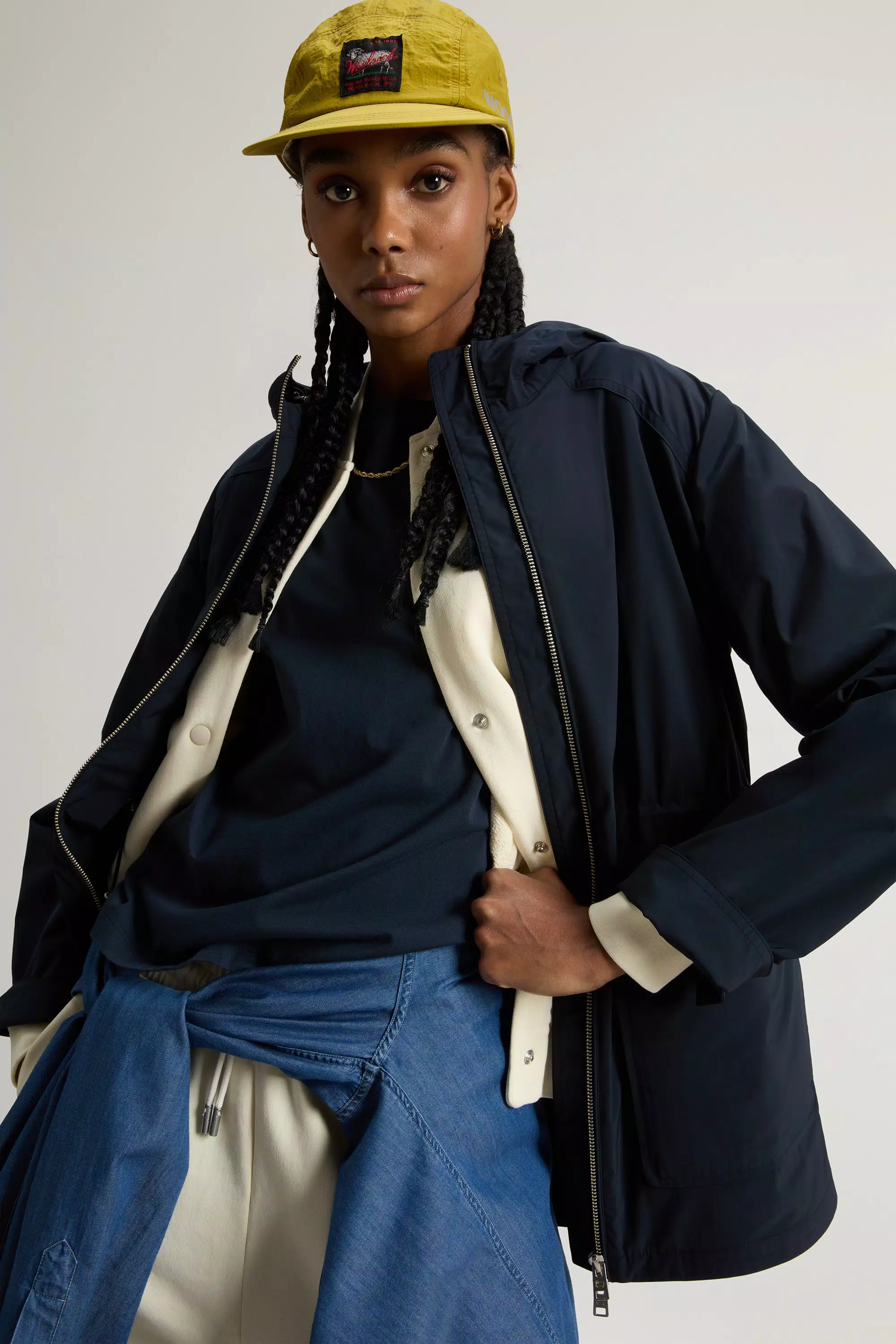 Jaqueta Com Capuz Urban Touch - Azul Melton