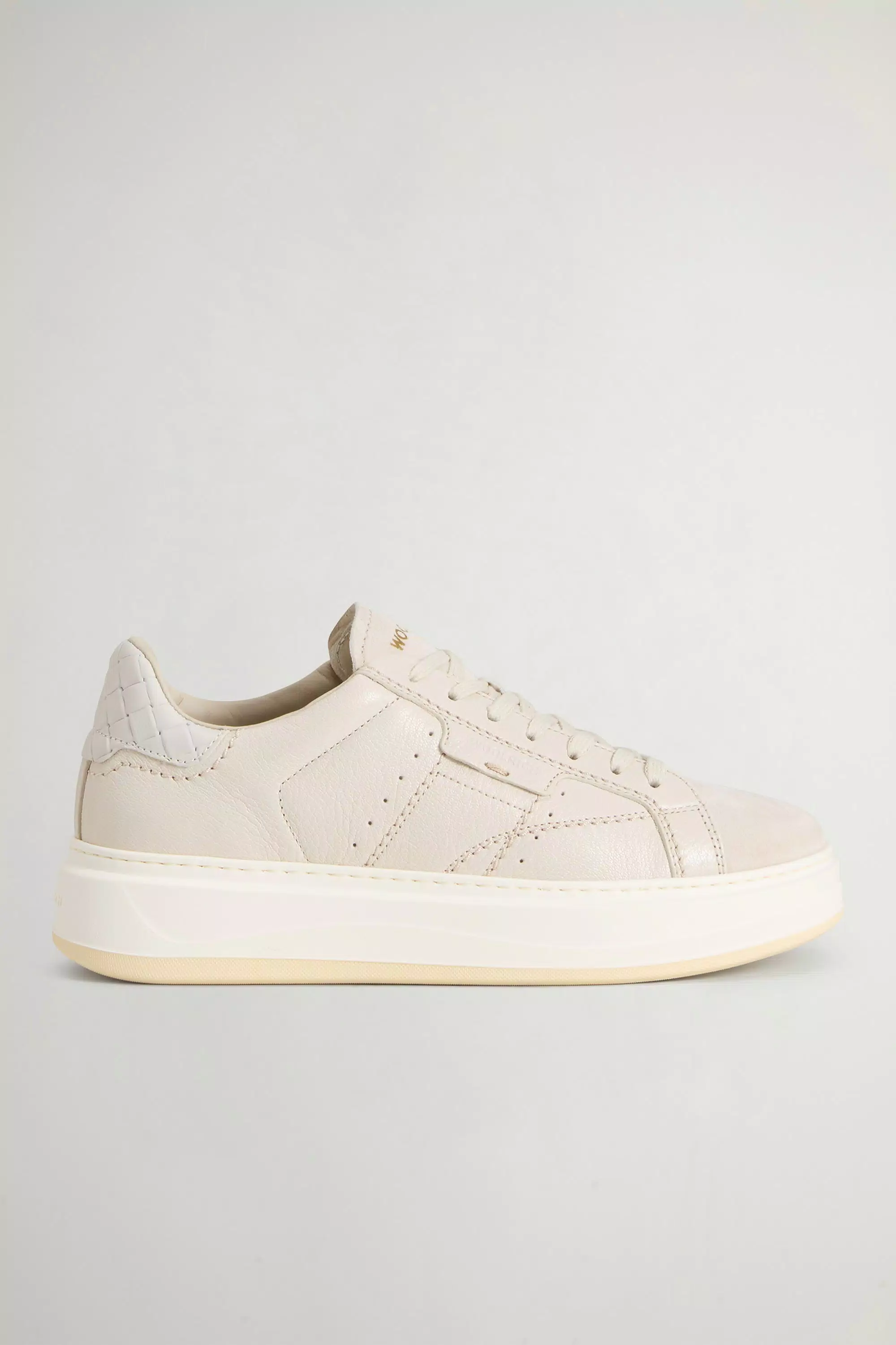 Sapatilhas Arrow em Couro de Novilho - Whipped Cream Whipped Cream