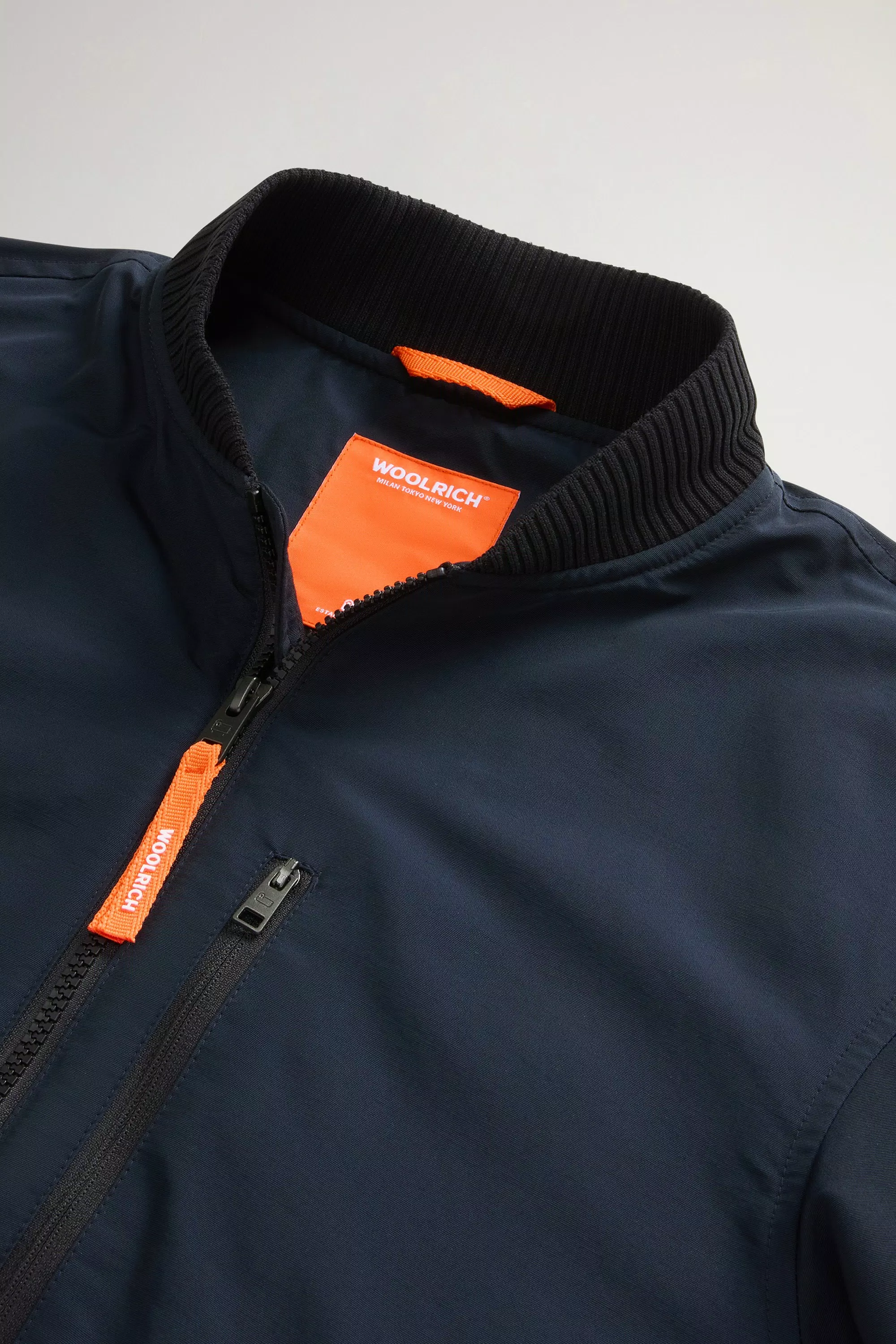 Jaqueta Bomber para Meninos em Tecido Light Ramar - Azul Melton