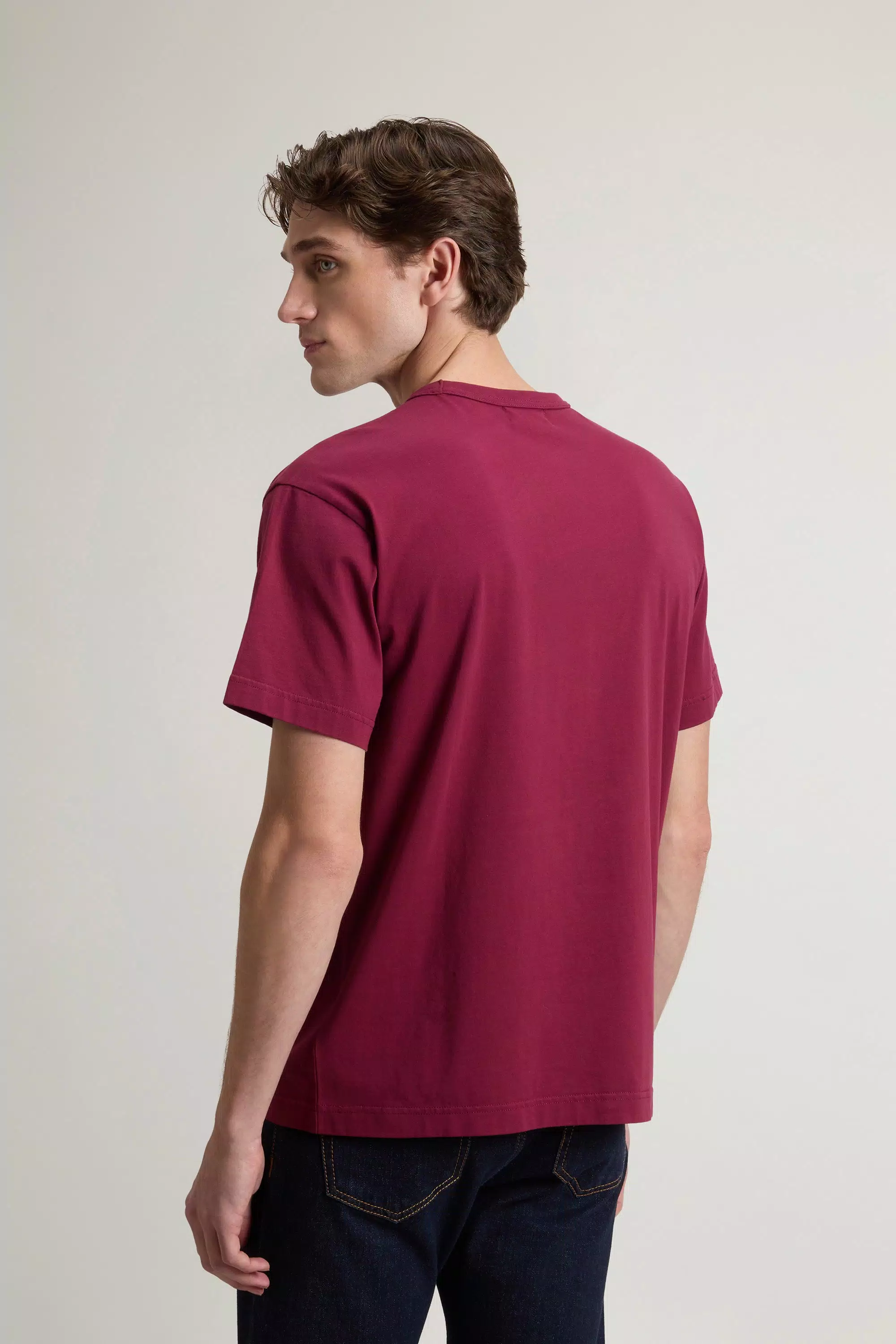 Camiseta de Algodão Puro com Logotipo - Rhododendron