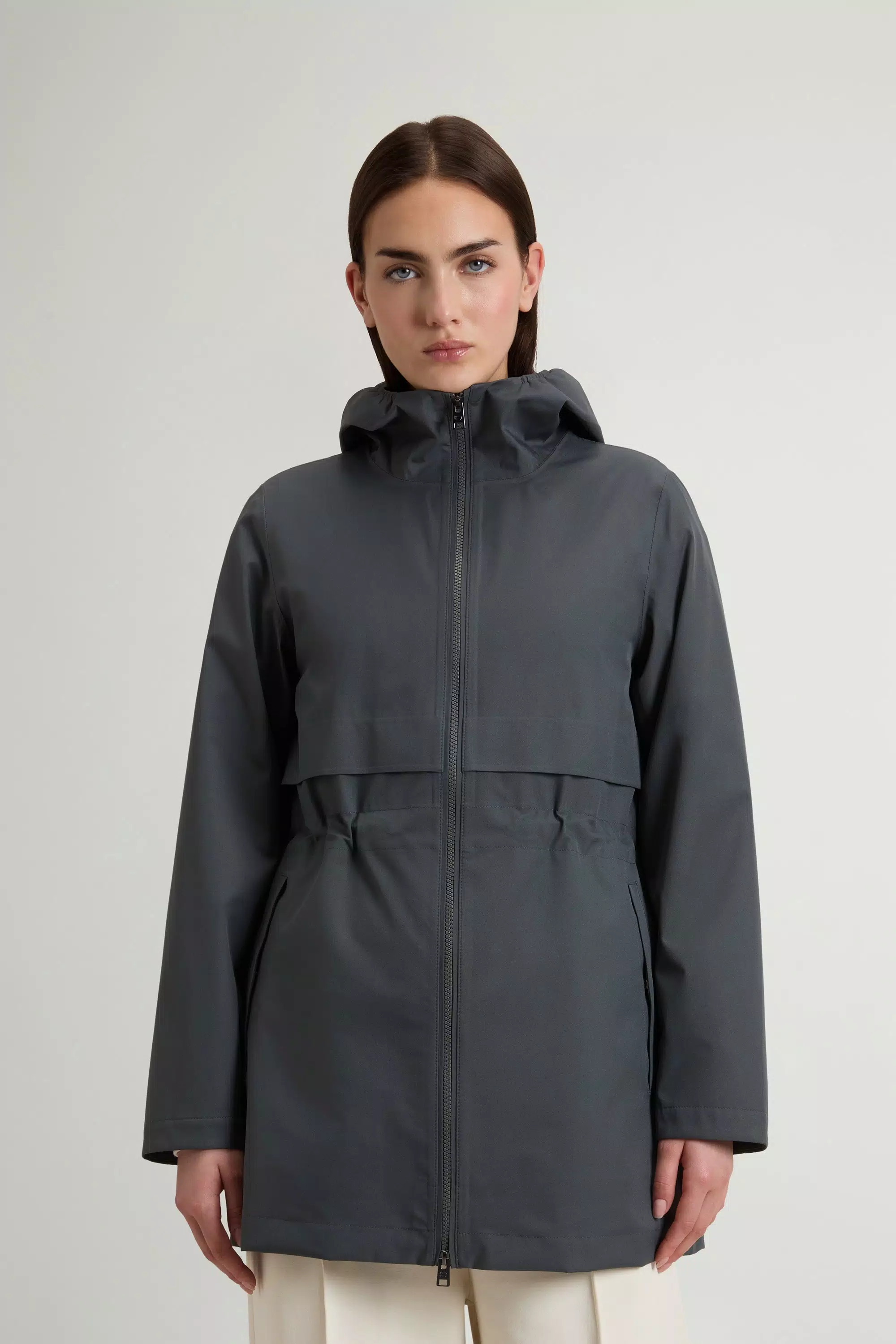 Parka 3-em-1 em Tecido Elástico Leve - Forest Veil