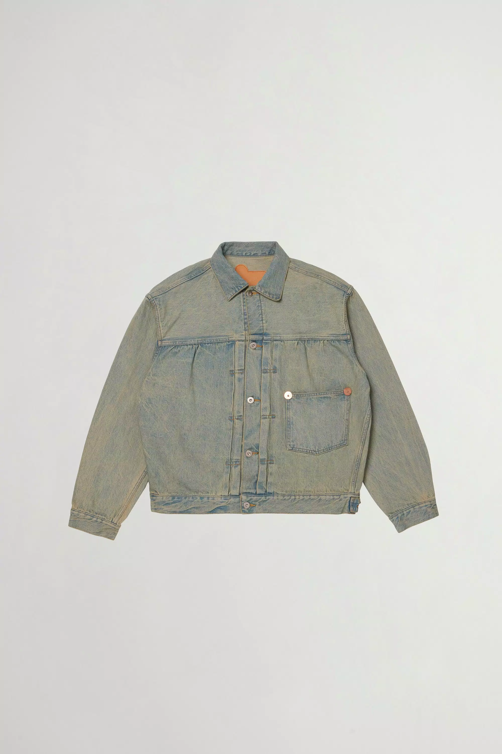 Jaqueta em Denim de Algodão Puro - Azul Claro