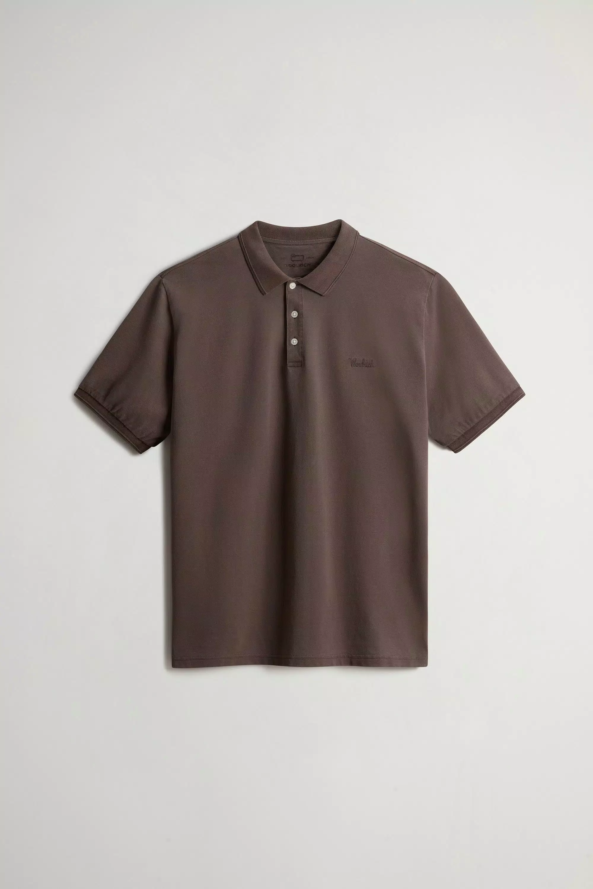 Camisa Polo Mackinack Colorida em Malha de Algodão Elástico - Preto Slate Desbotado