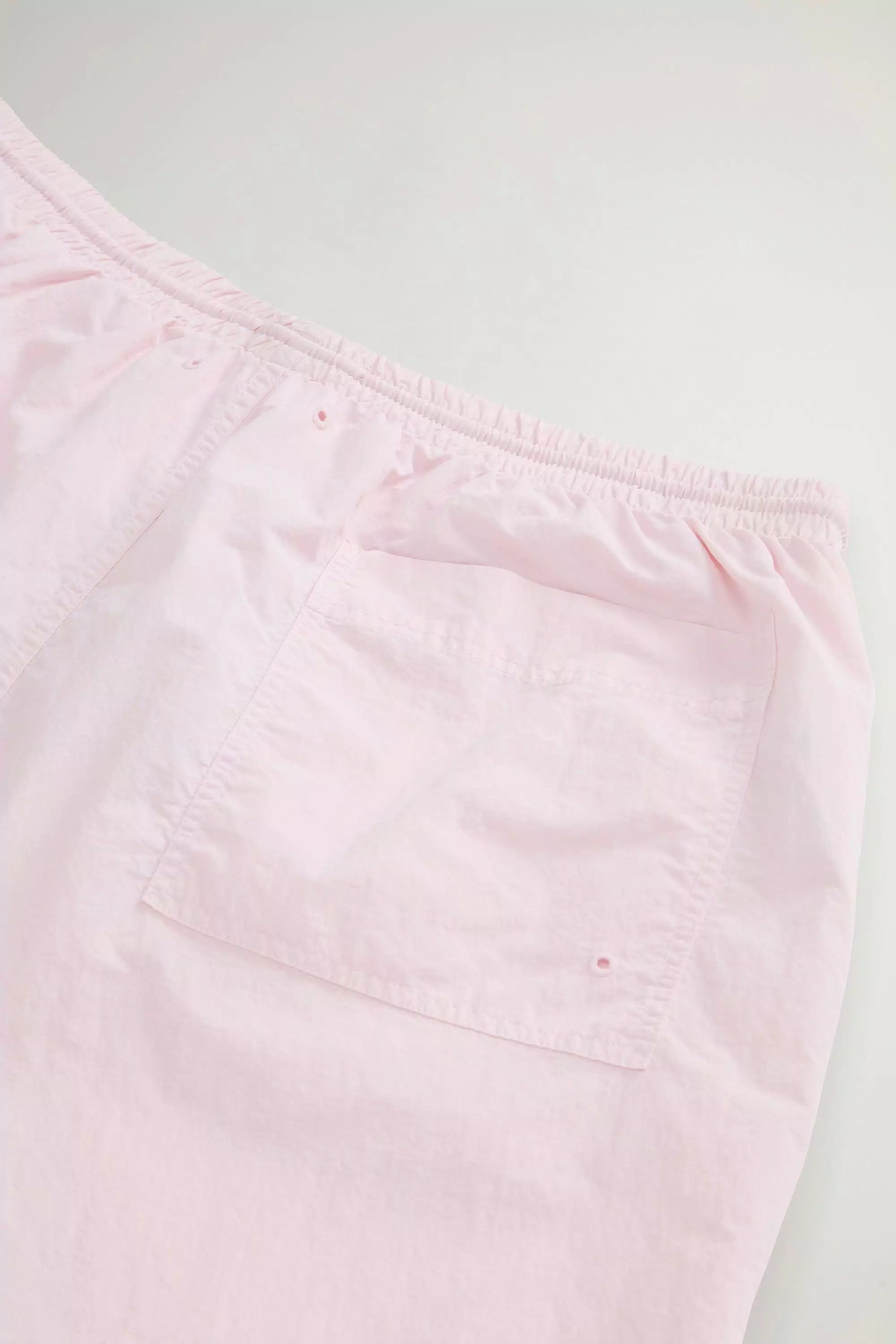 Bermudas de Náilon com Pintura em Tecido - Lilás Claro