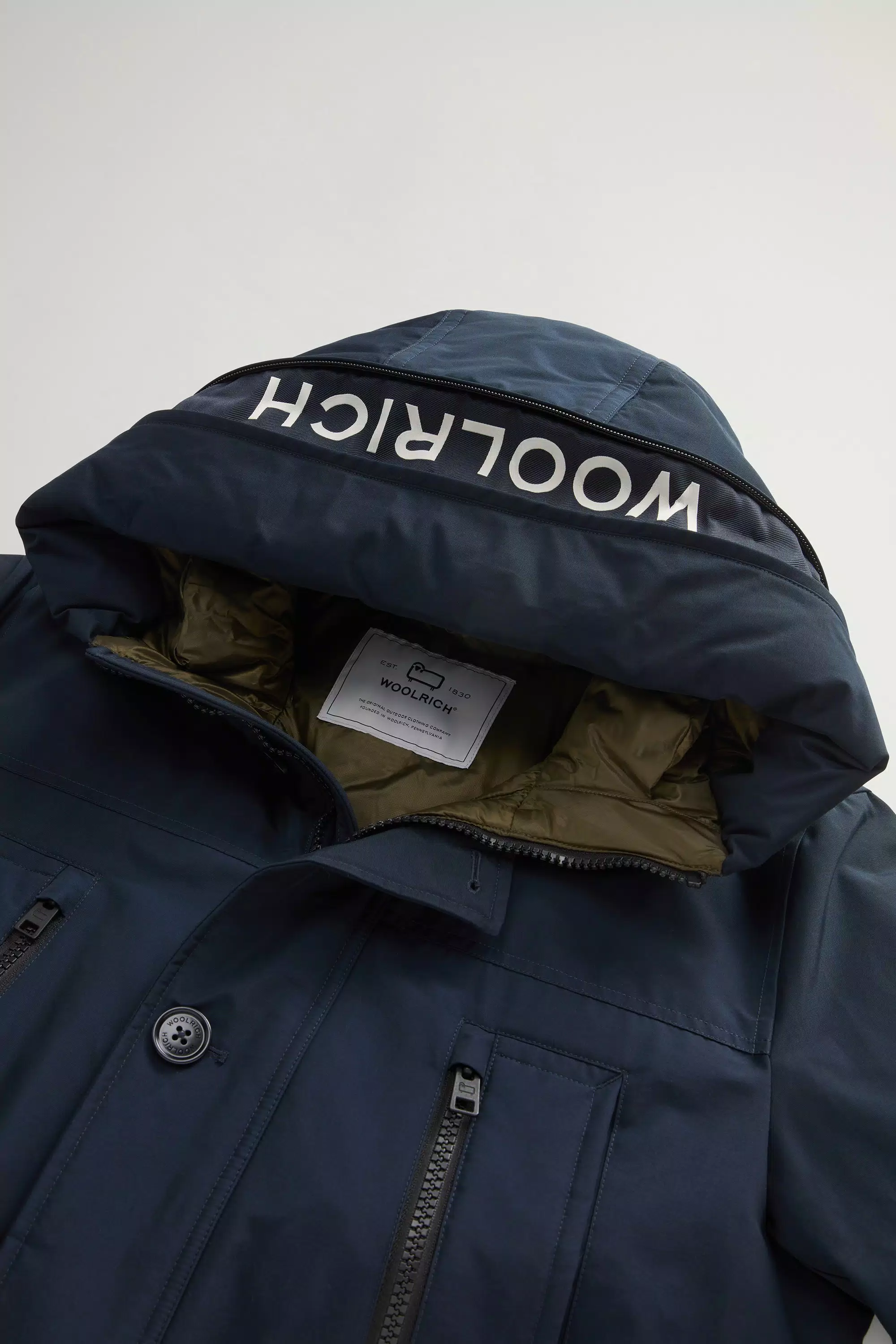 Parka Ártica Evolution em Tecido Ramar - Azul Melton