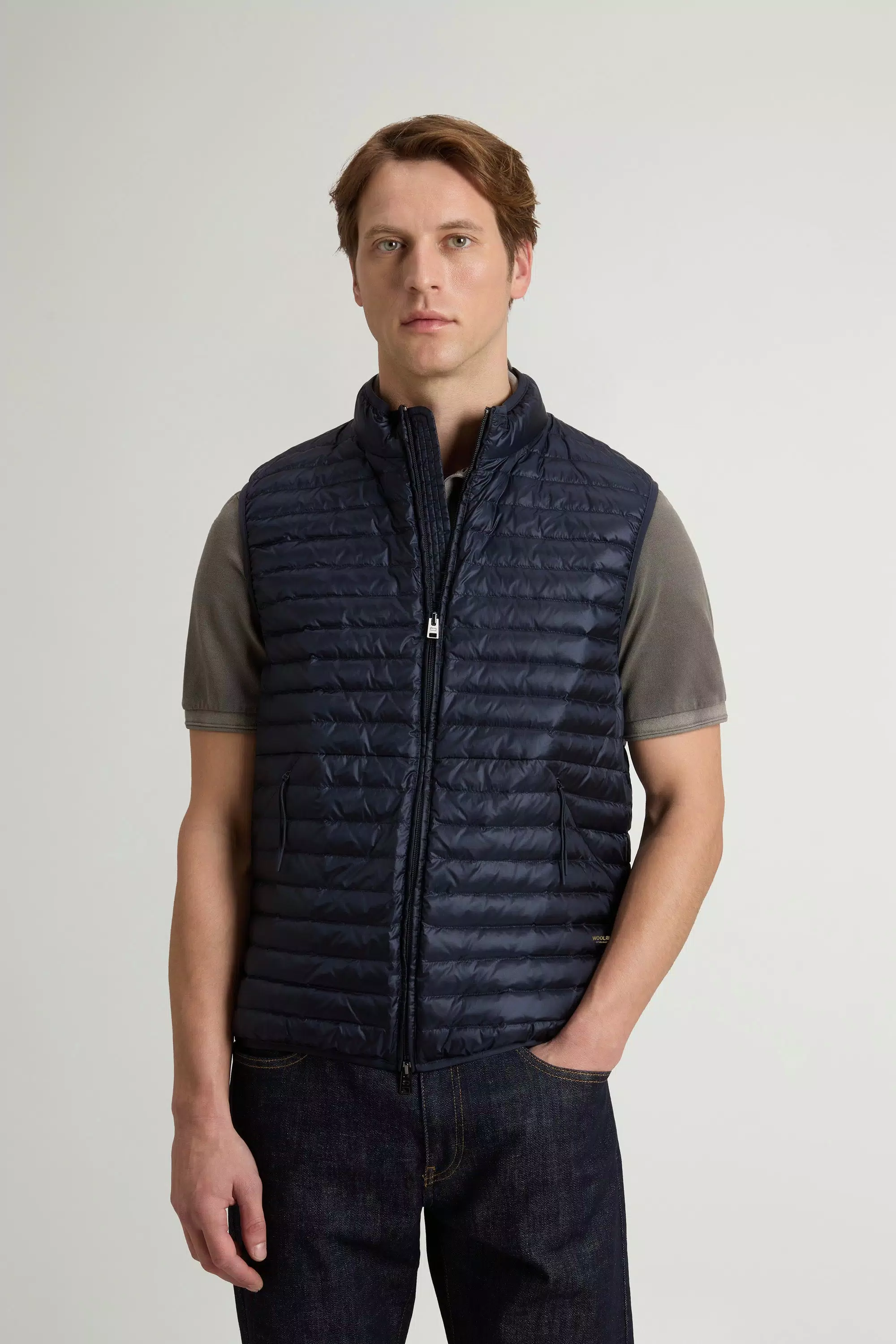 Colete Acolchoado Allen em Nylon Ripstop - Azul Melton