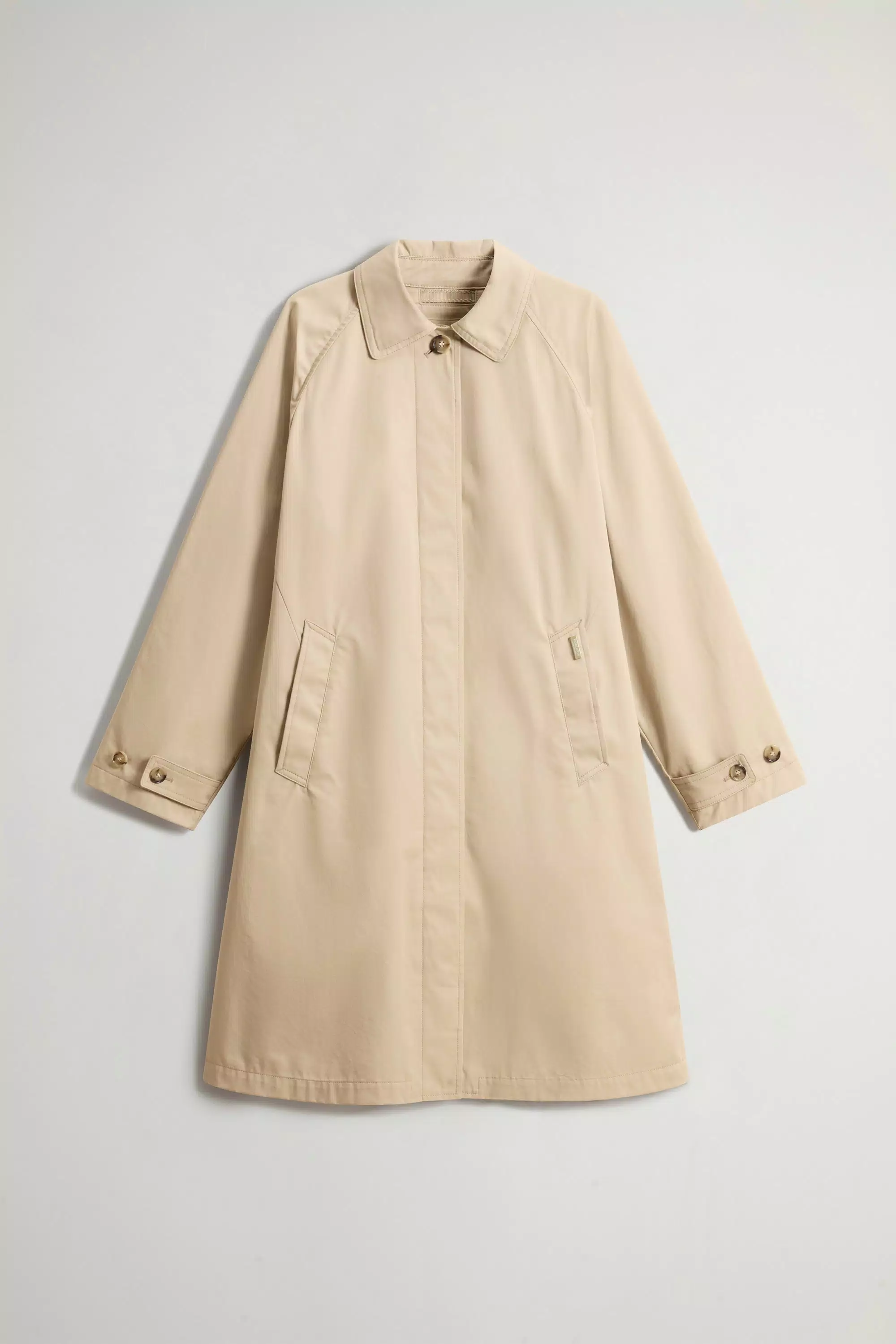 Trench Coat em Algodão Puro - Branco Pimenta