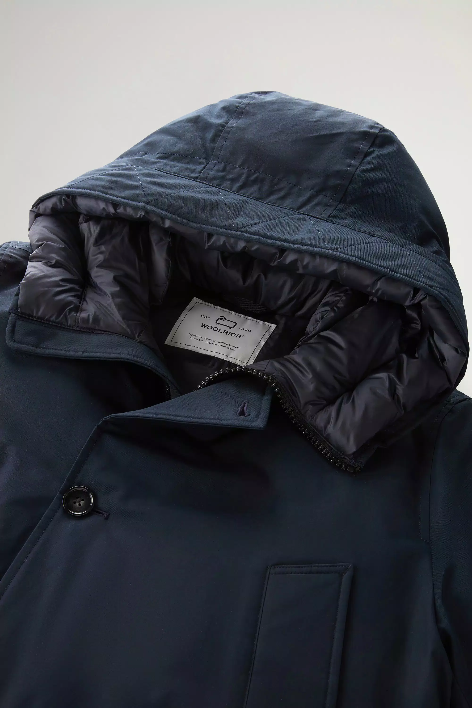Anorak Ártico em Tecido Ramar - Azul Melton