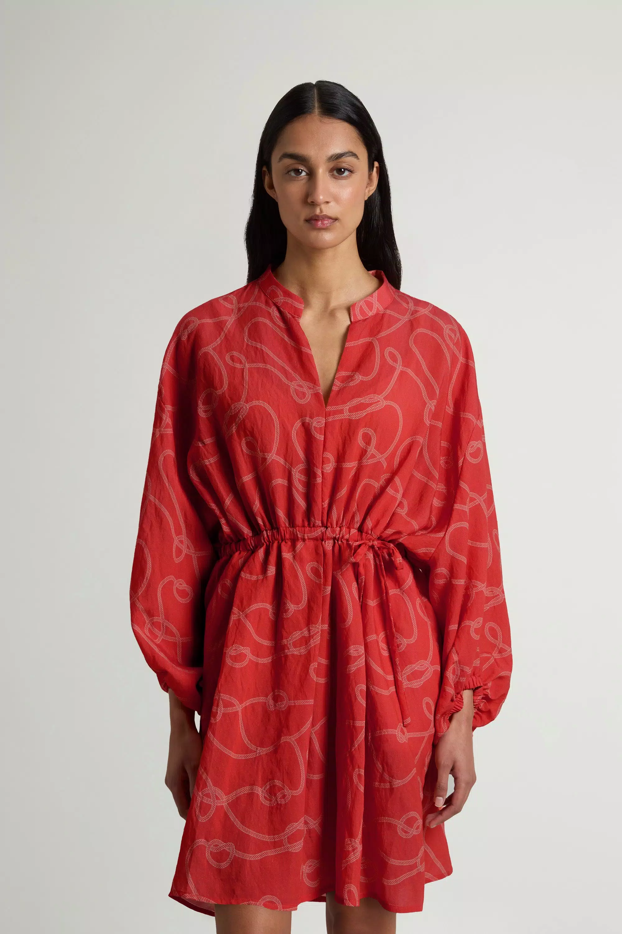 Vestido em Mistura de Lyocell - Corda Pimenta